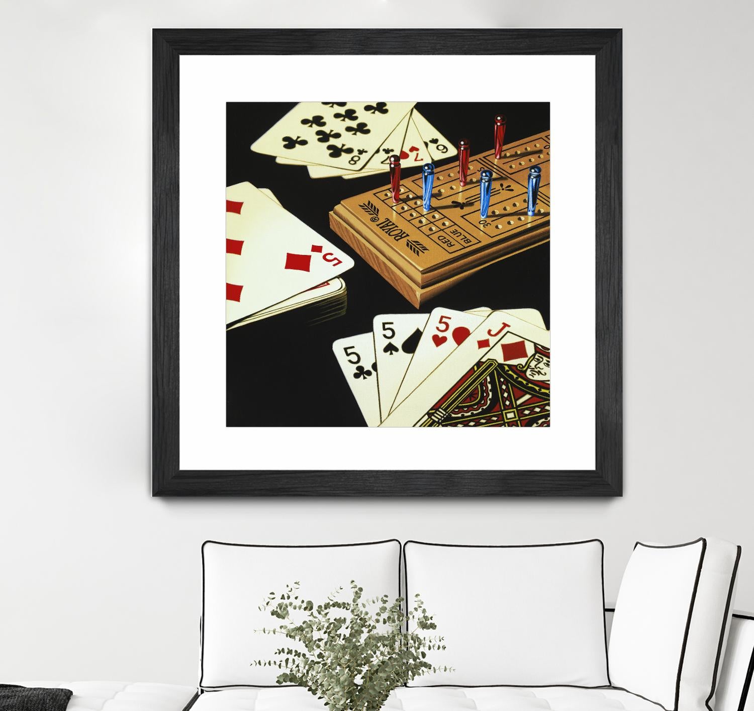 Cribbage by Ray Pelley on GIANT ART - white leisure