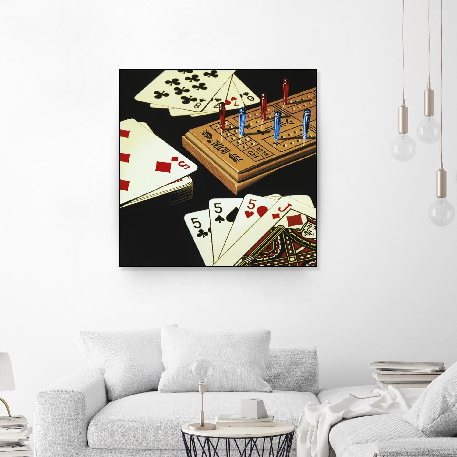 Cribbage by Ray Pelley on GIANT ART - white leisure