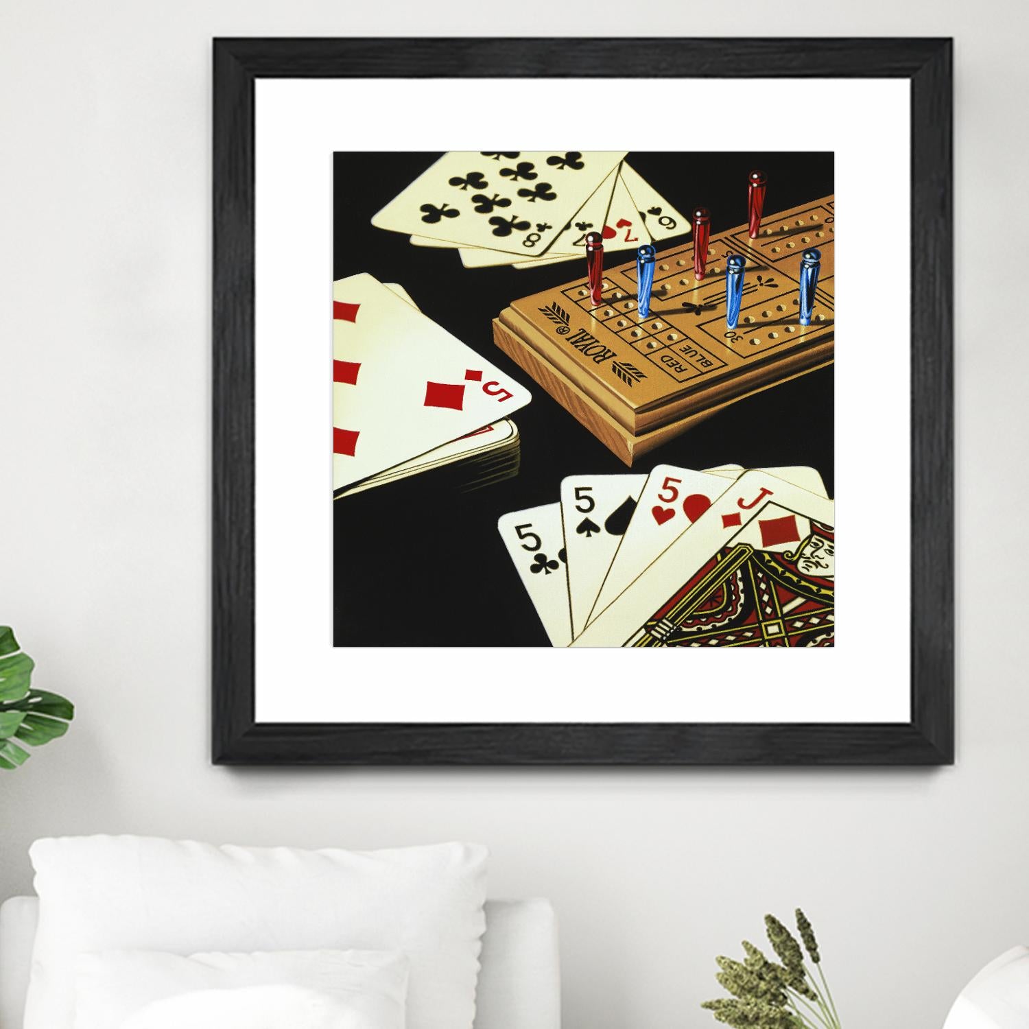 Cribbage by Ray Pelley on GIANT ART - white leisure