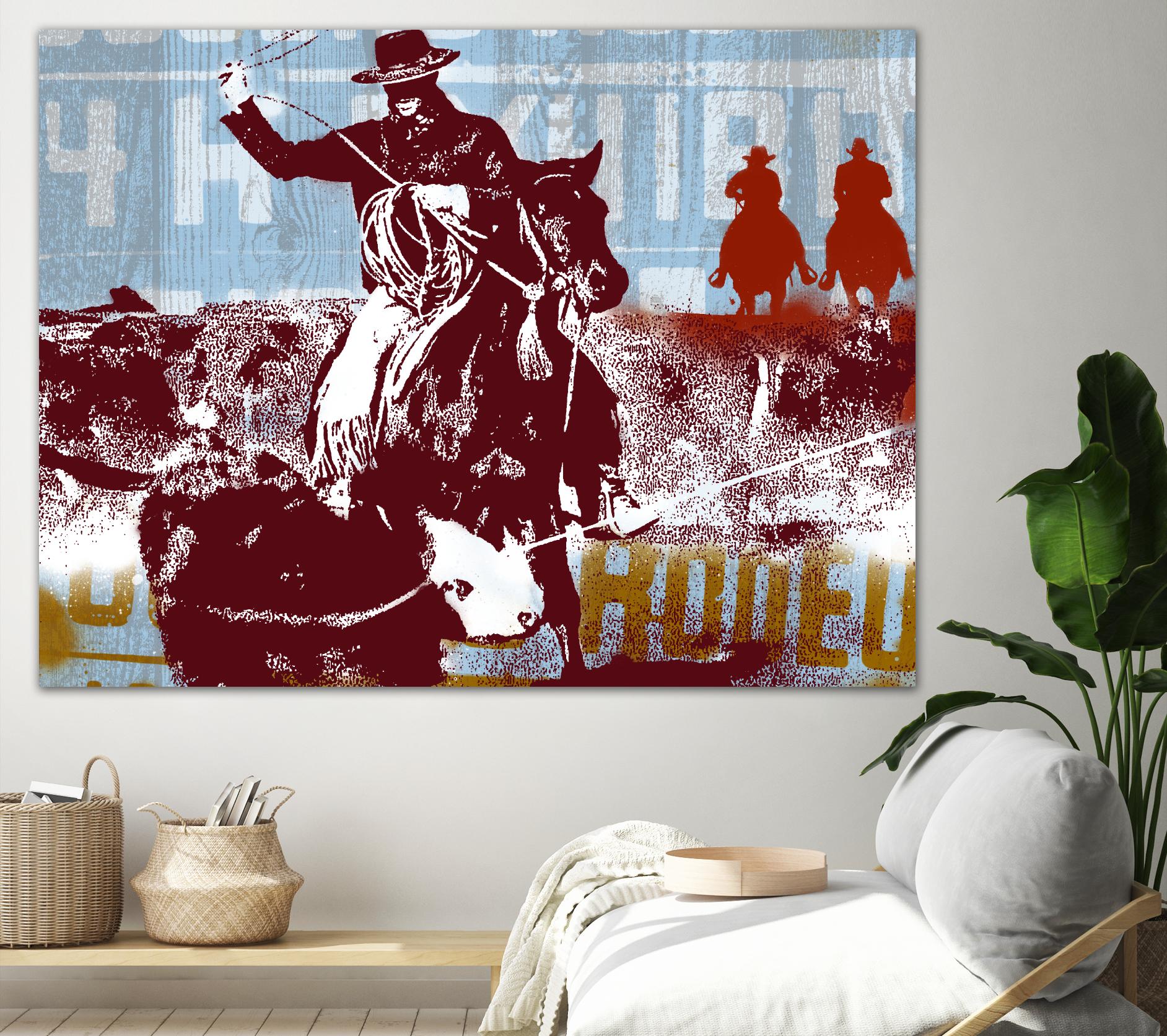 Americana 2 by JB Hall on GIANT ART - blue country look