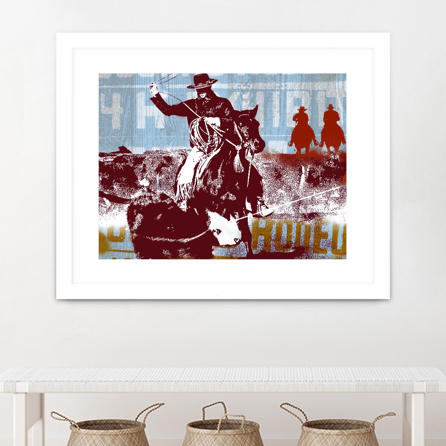 Americana 2 by JB Hall on GIANT ART - blue country look