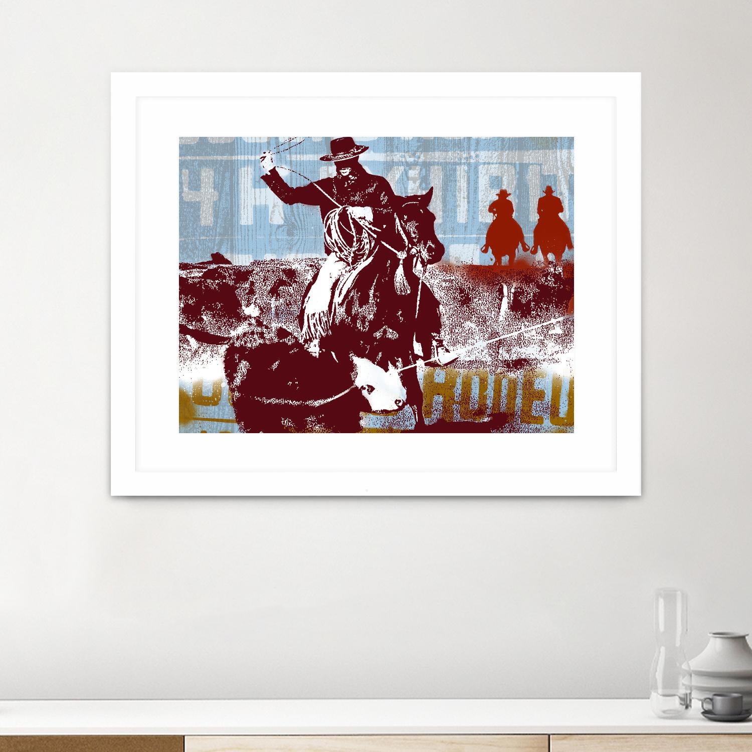 Americana 2 by JB Hall on GIANT ART - blue country look