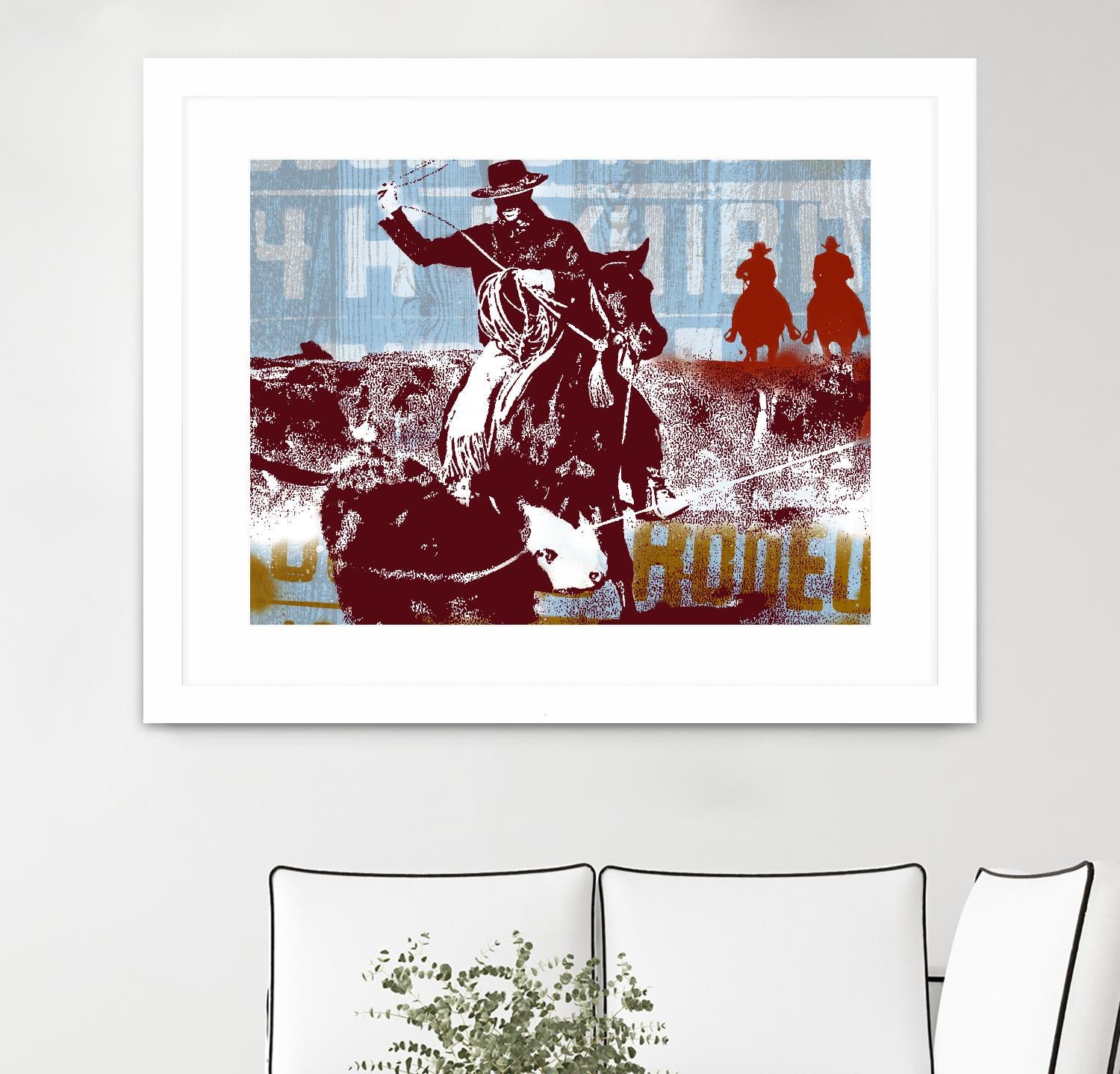 Americana 2 by JB Hall on GIANT ART - blue country look