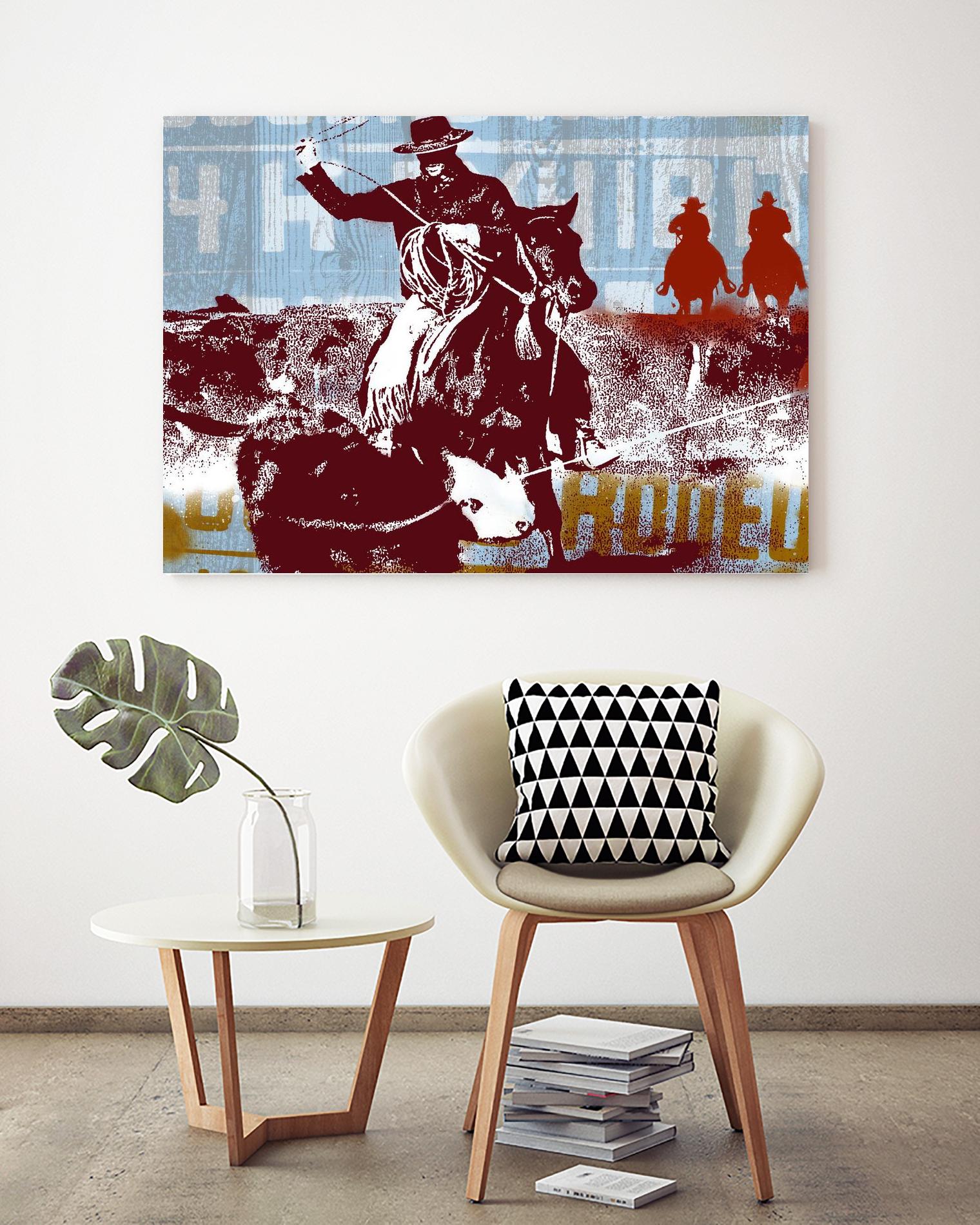 Americana 2 by JB Hall on GIANT ART - blue country look