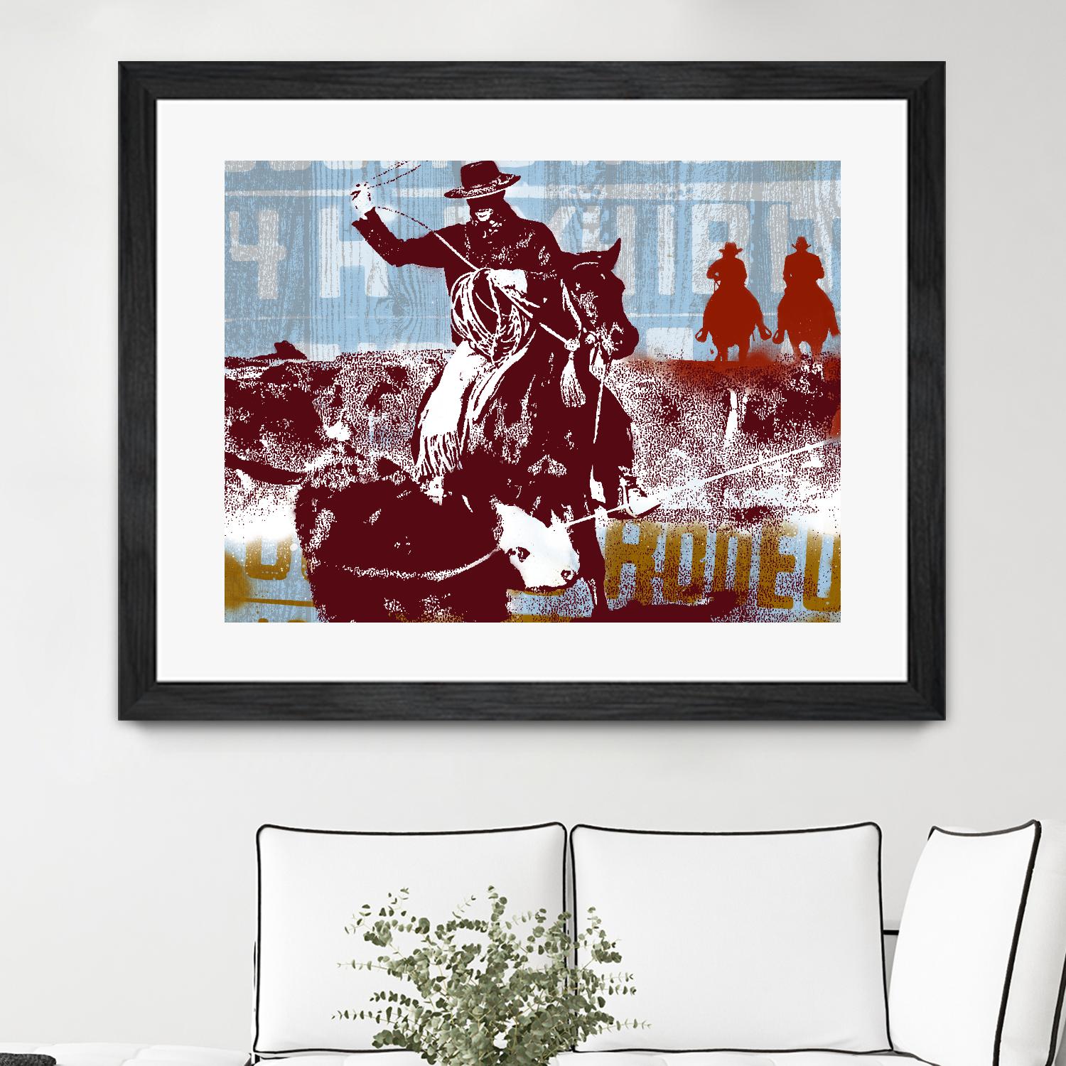 Americana 2 by JB Hall on GIANT ART - blue country look