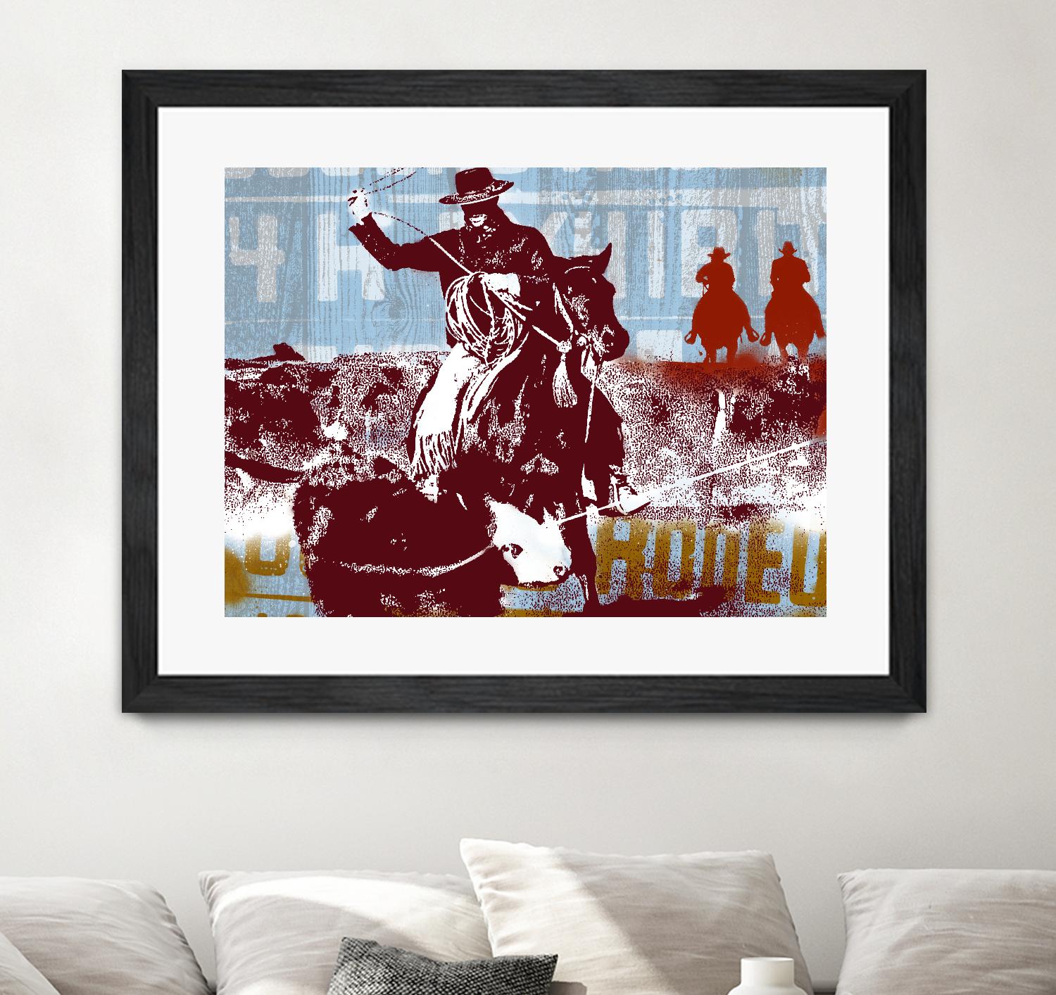 Americana 2 by JB Hall on GIANT ART - blue country look