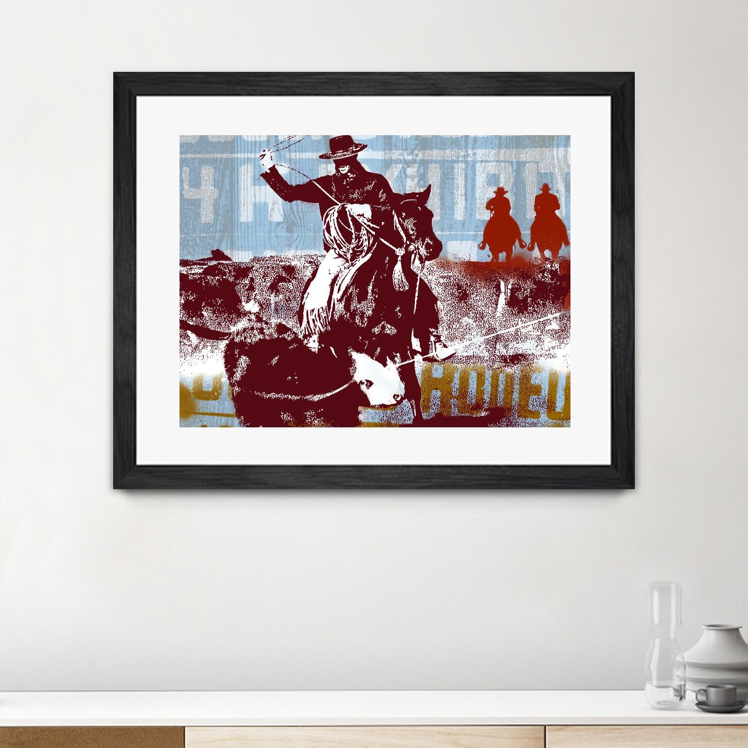 Americana 2 by JB Hall on GIANT ART - blue country look