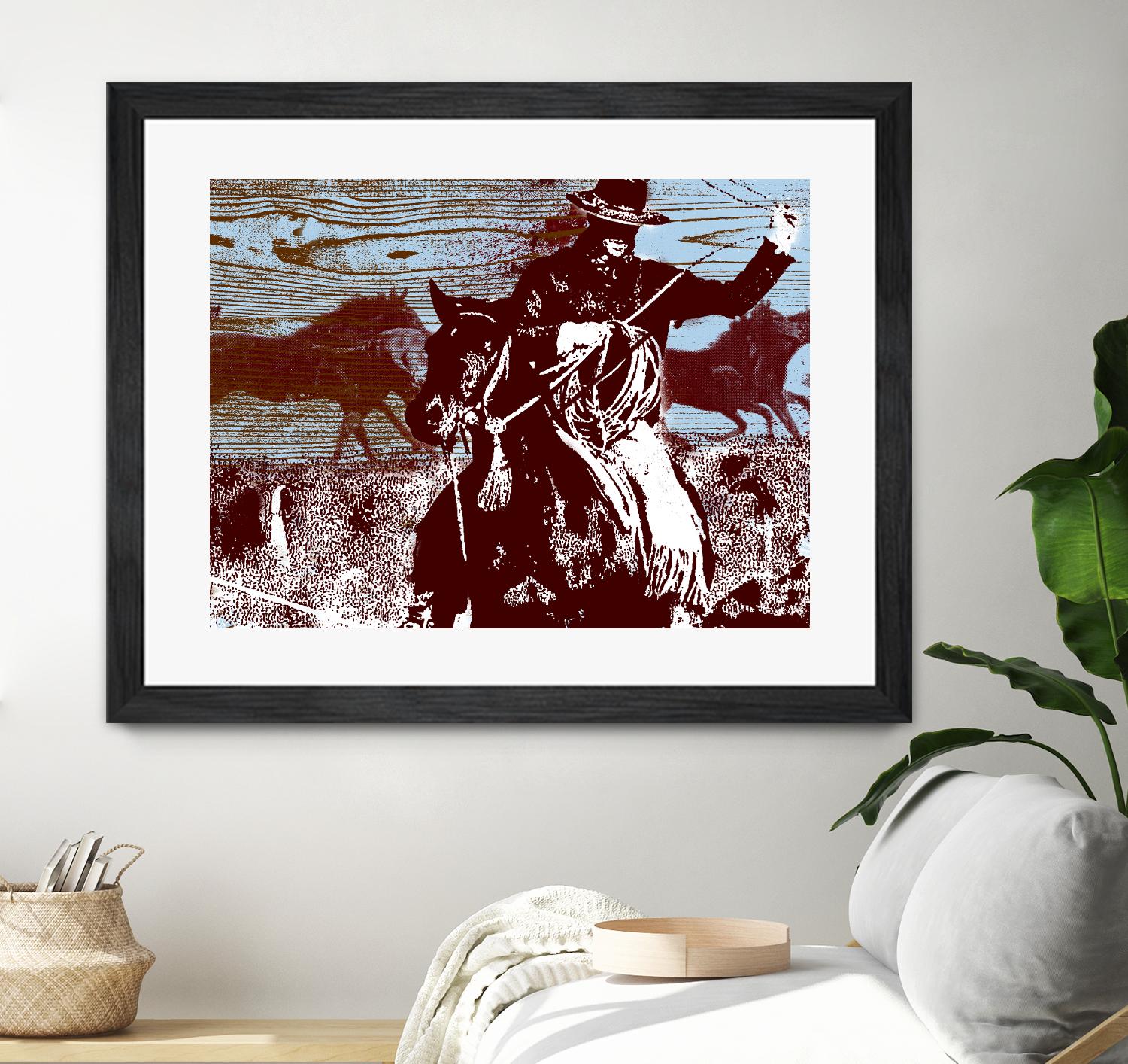 Americana 3 by JB Hall on GIANT ART - blue country look