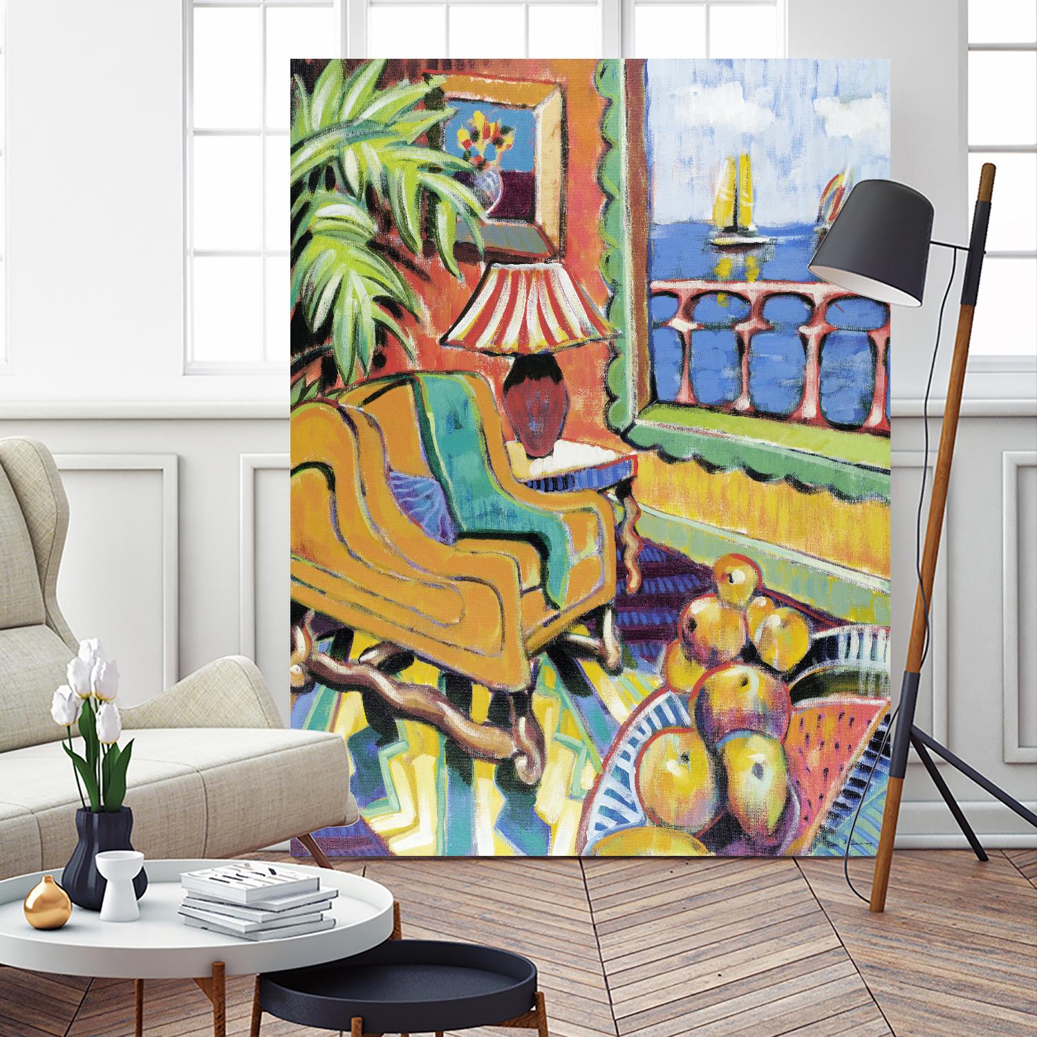 Bayview 1 by David Dauncey on GIANT ART - yellow contemporary