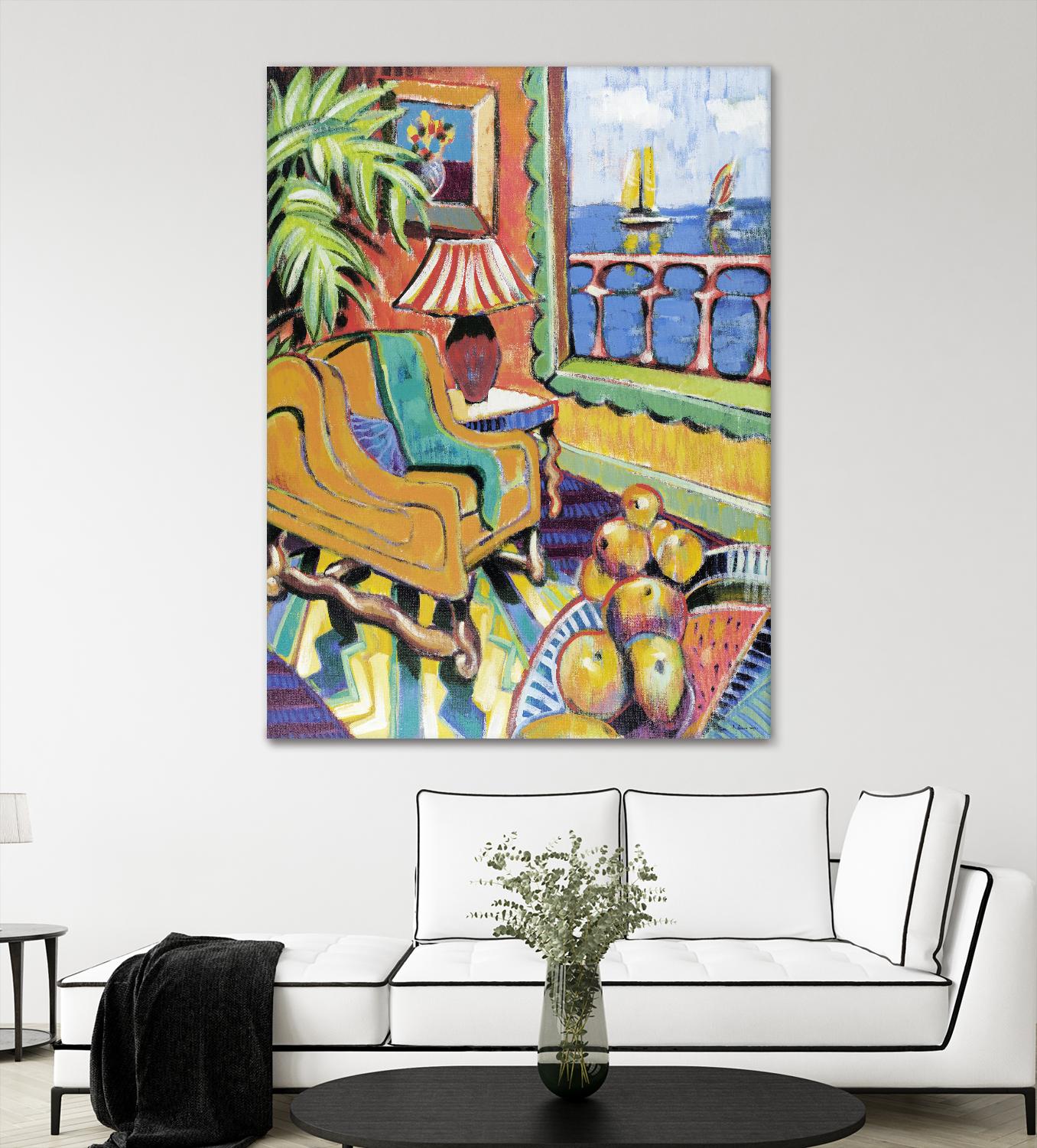 Bayview 1 by David Dauncey on GIANT ART - yellow contemporary