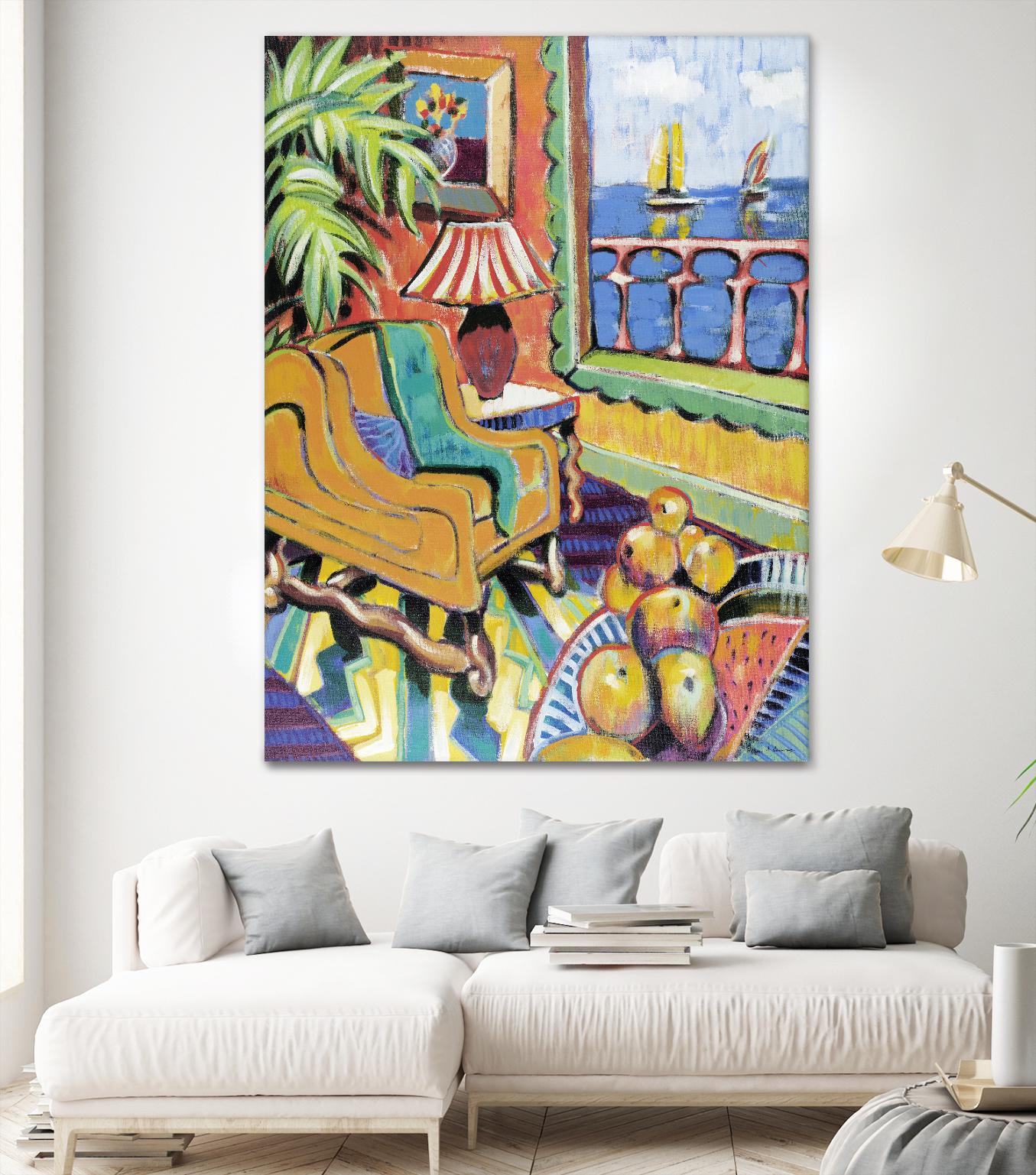 Bayview 1 by David Dauncey on GIANT ART - yellow contemporary