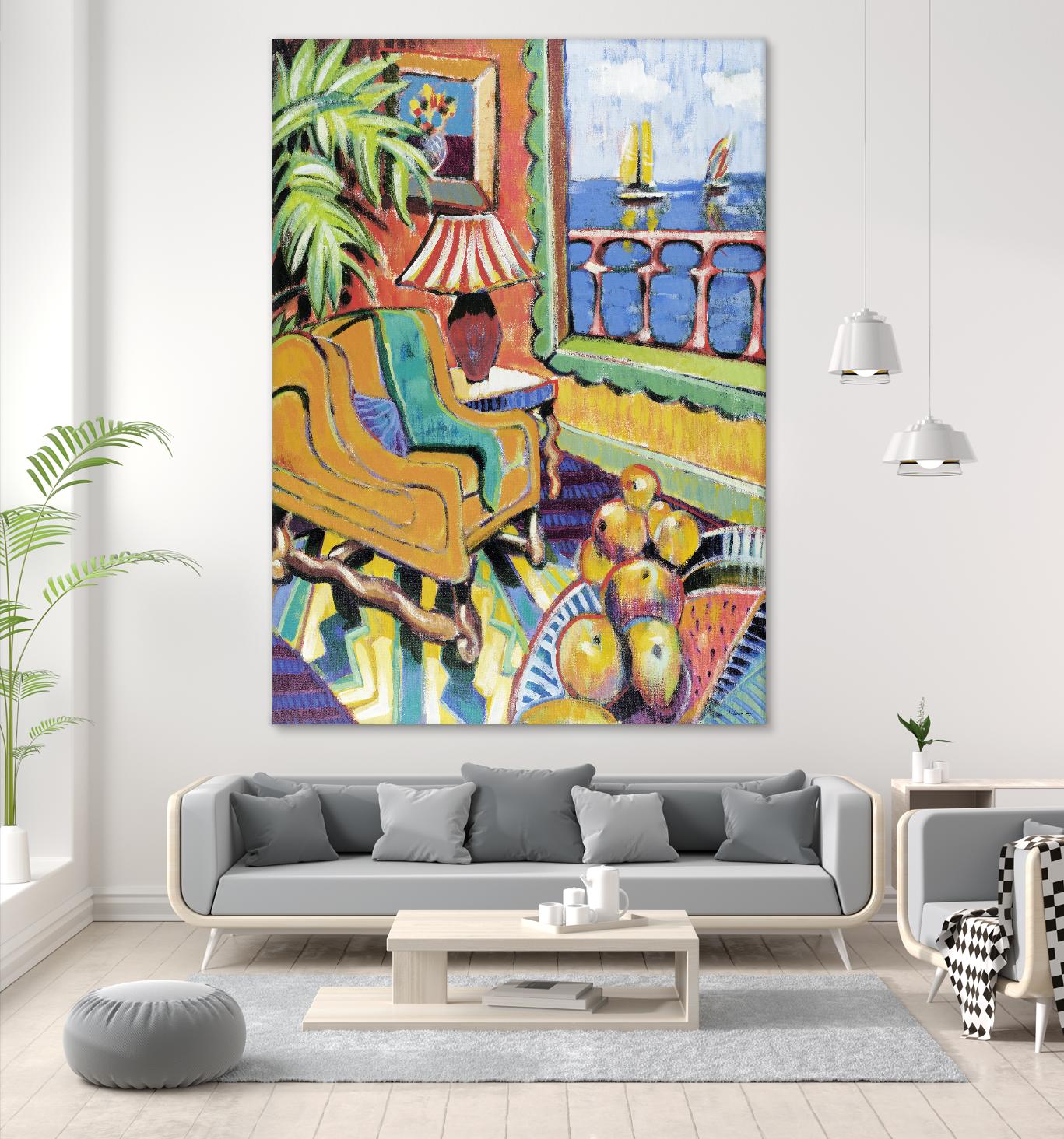 Bayview 1 by David Dauncey on GIANT ART - yellow contemporary