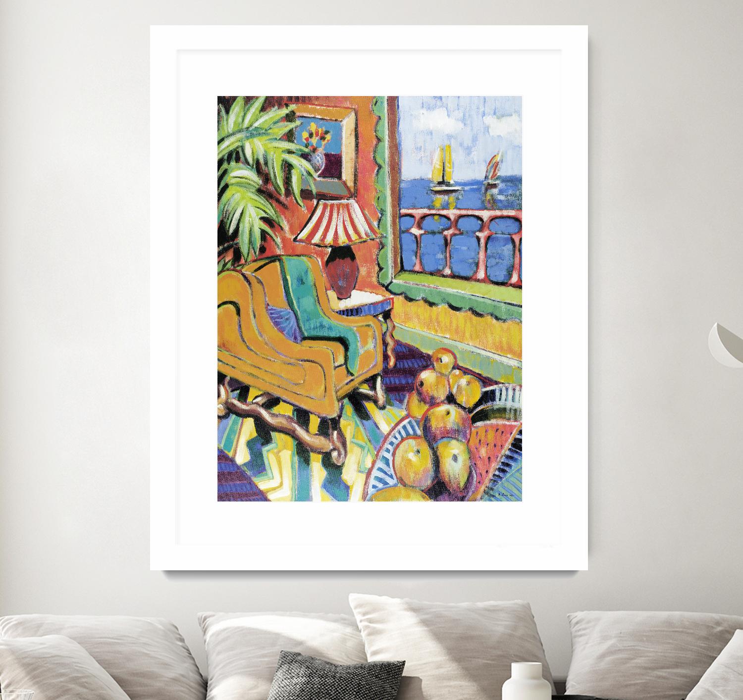 Bayview 1 by David Dauncey on GIANT ART - yellow contemporary