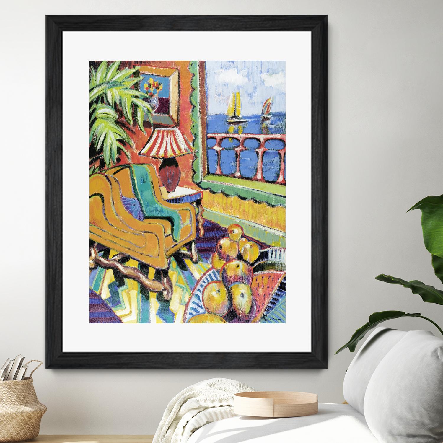 Bayview 1 by David Dauncey on GIANT ART - yellow contemporary