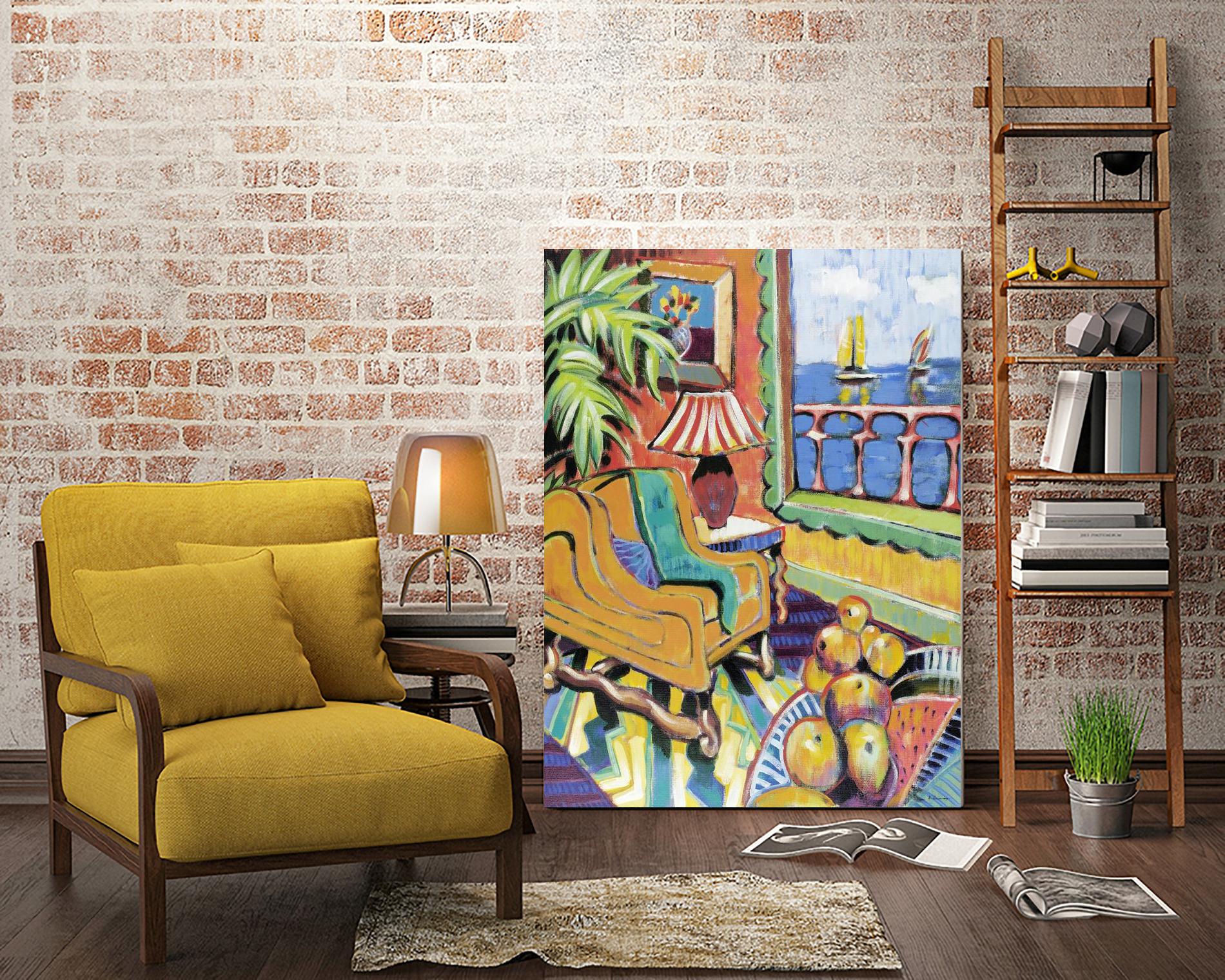 Bayview 1 by David Dauncey on GIANT ART - yellow contemporary