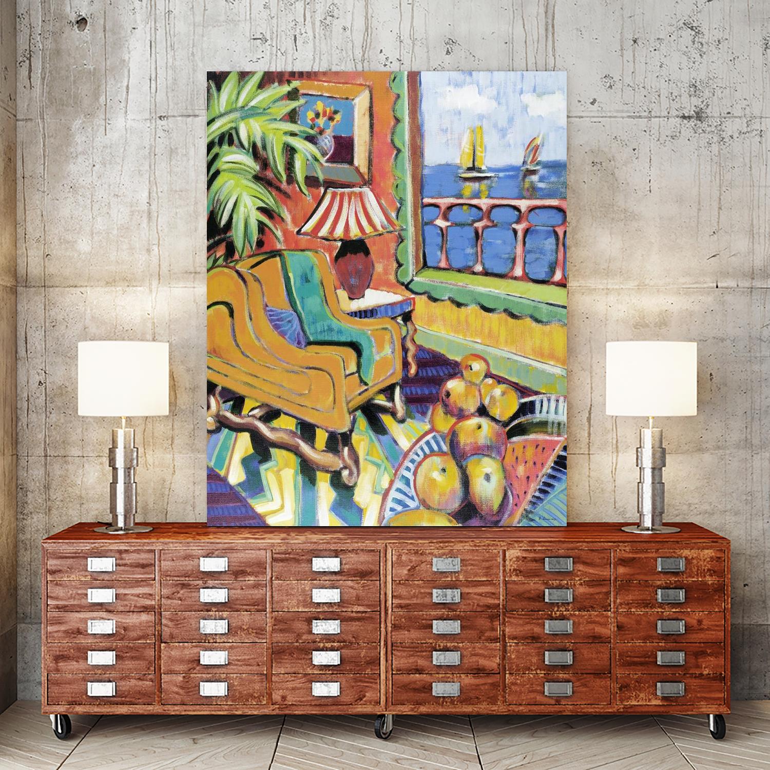 Bayview 1 by David Dauncey on GIANT ART - yellow contemporary