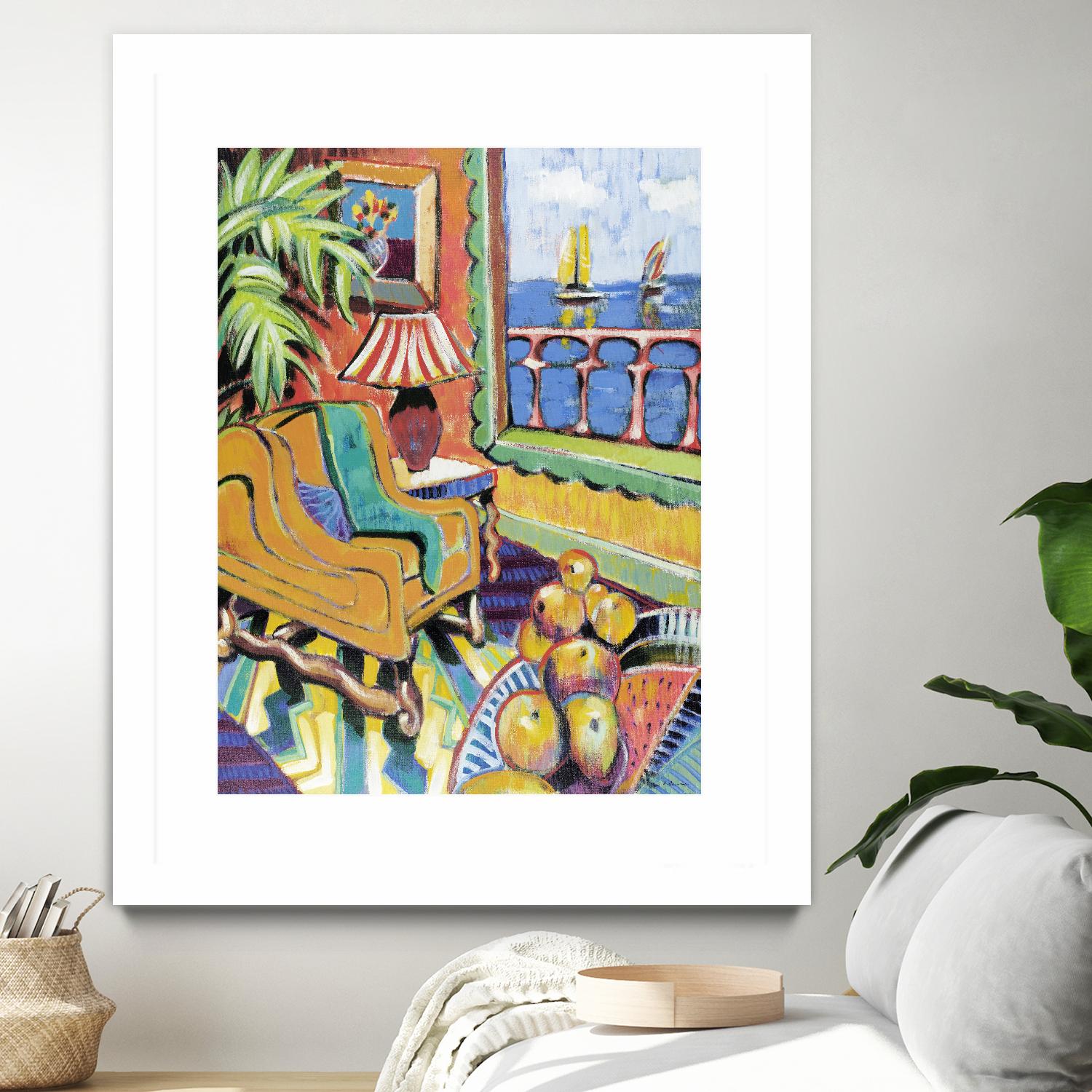 Bayview 1 by David Dauncey on GIANT ART - yellow contemporary