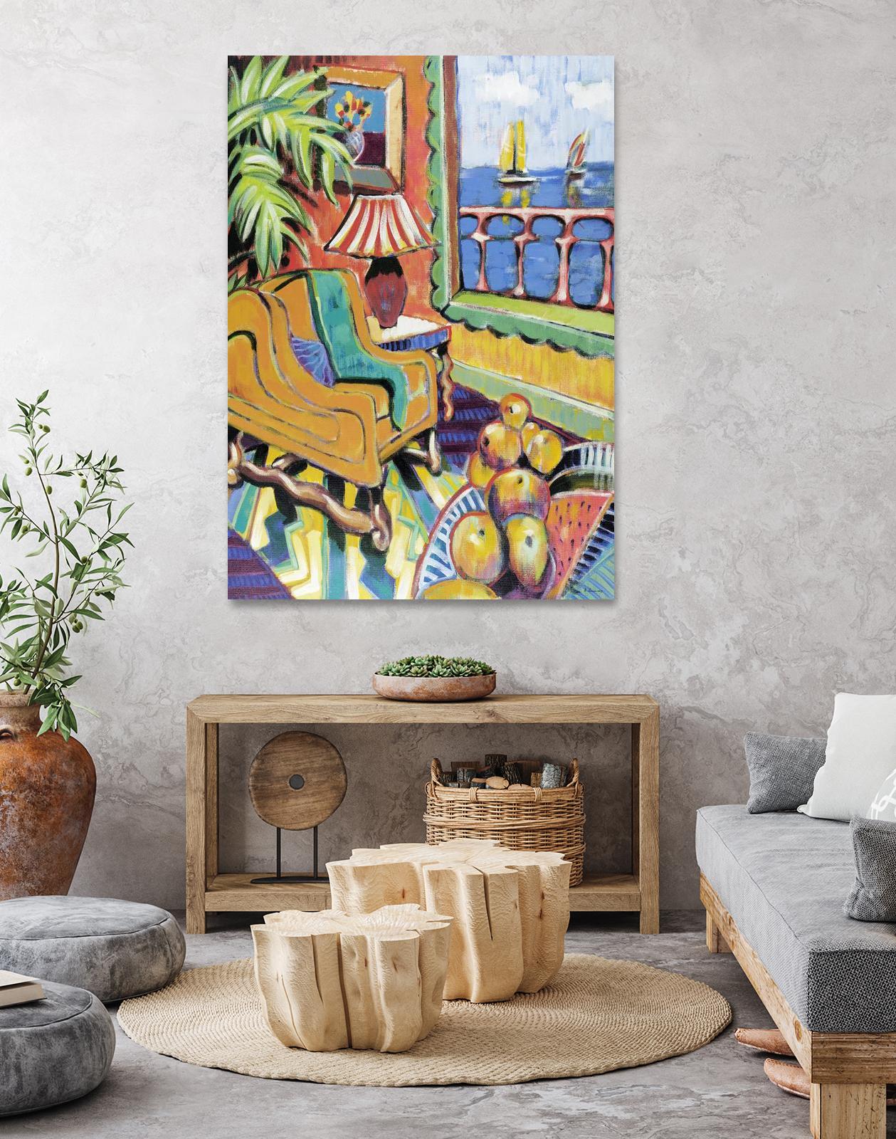 Bayview 1 by David Dauncey on GIANT ART - yellow contemporary