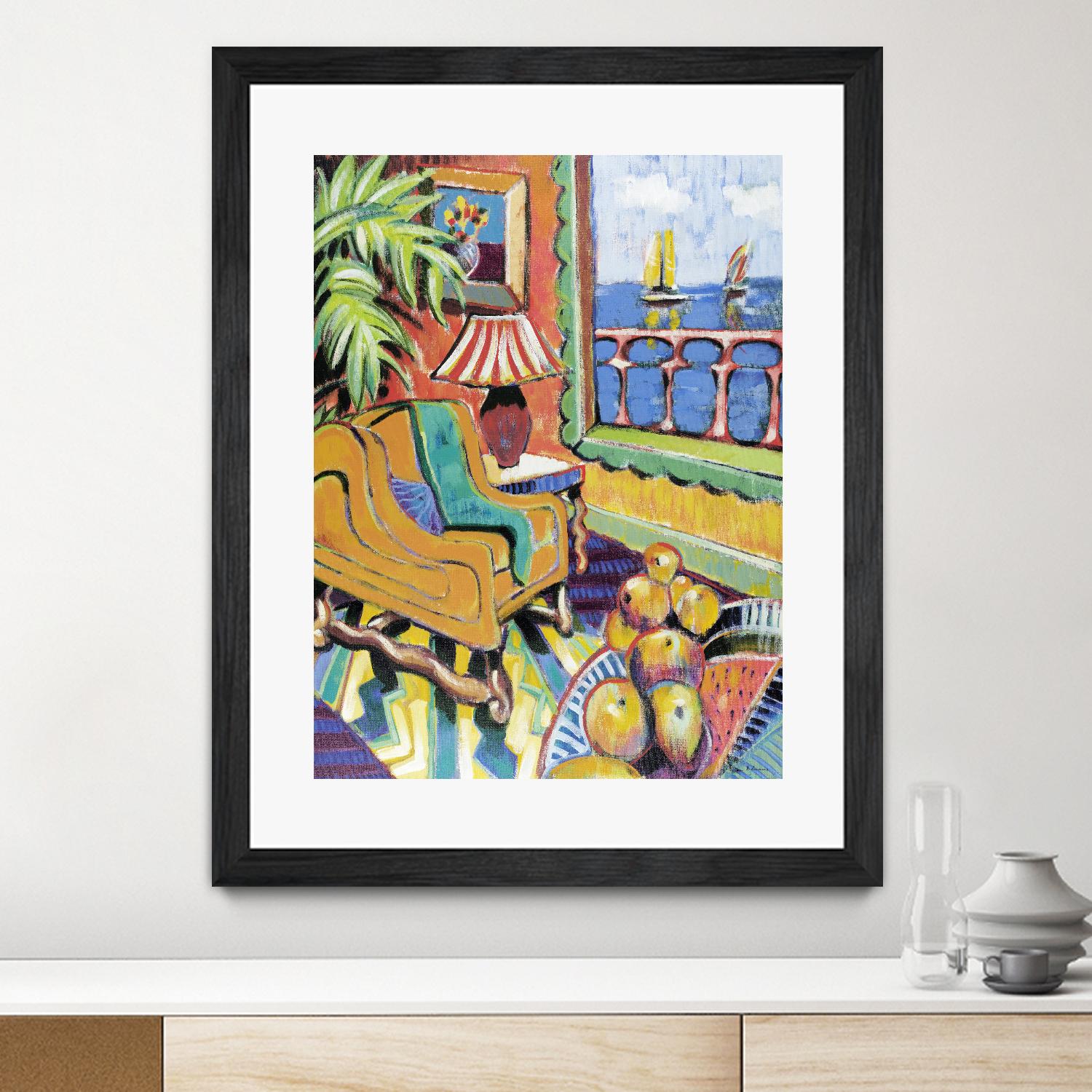 Bayview 1 by David Dauncey on GIANT ART - yellow contemporary