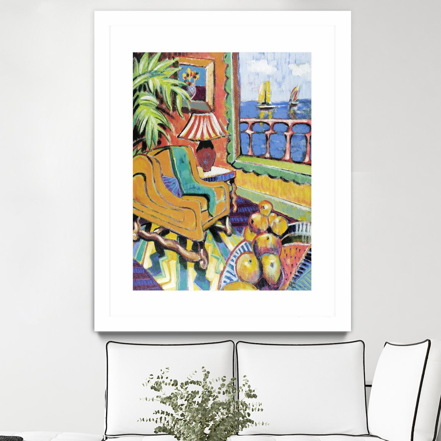 Bayview 1 by David Dauncey on GIANT ART - yellow contemporary