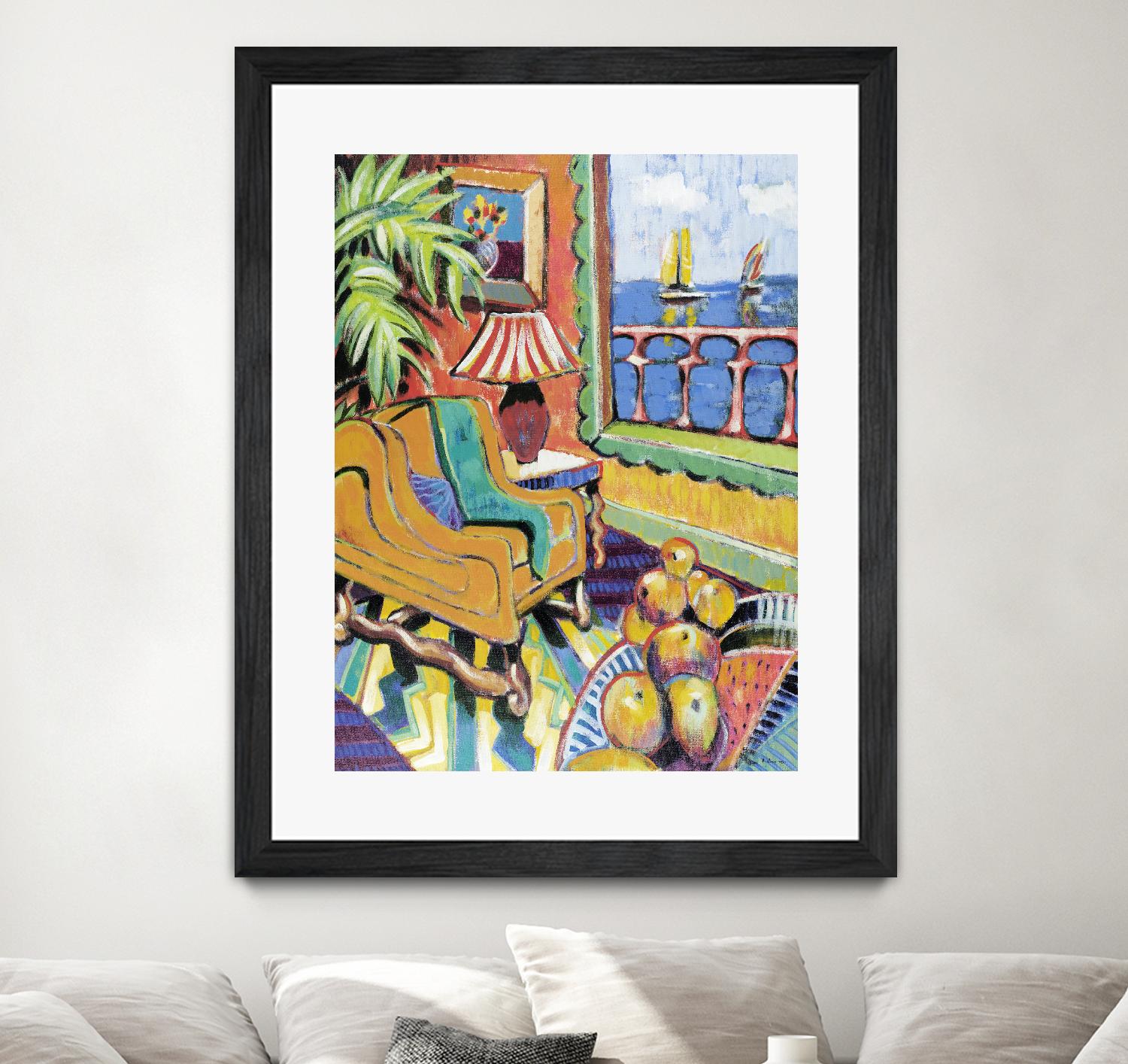 Bayview 1 by David Dauncey on GIANT ART - yellow contemporary