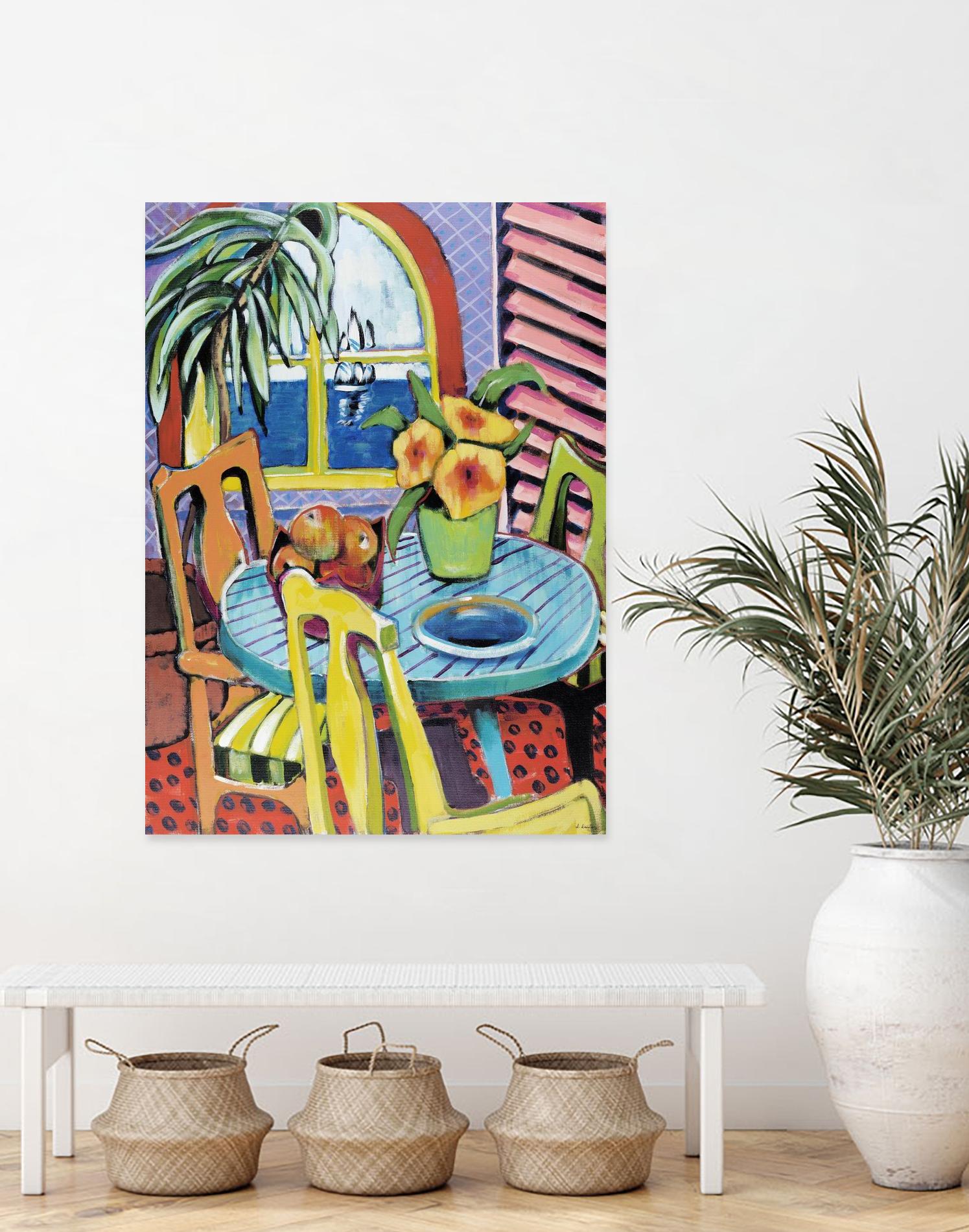 Bayview 2 by David Dauncey on GIANT ART - yellow contemporary