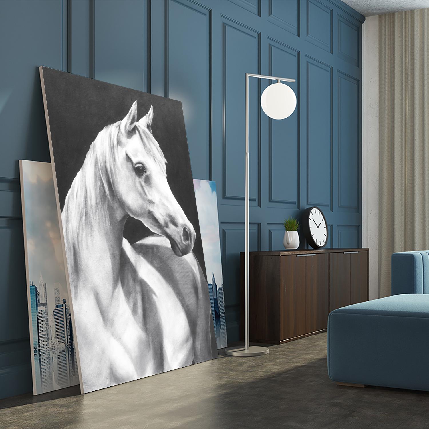 Return To Me 1 by Sarah Helser on GIANT ART - white animals