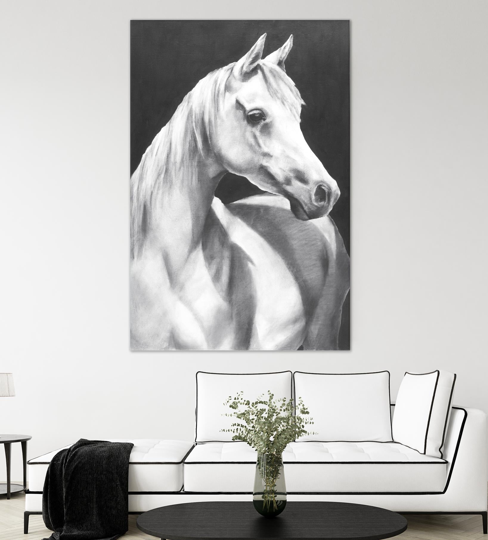 Return To Me 1 by Sarah Helser on GIANT ART - white animals