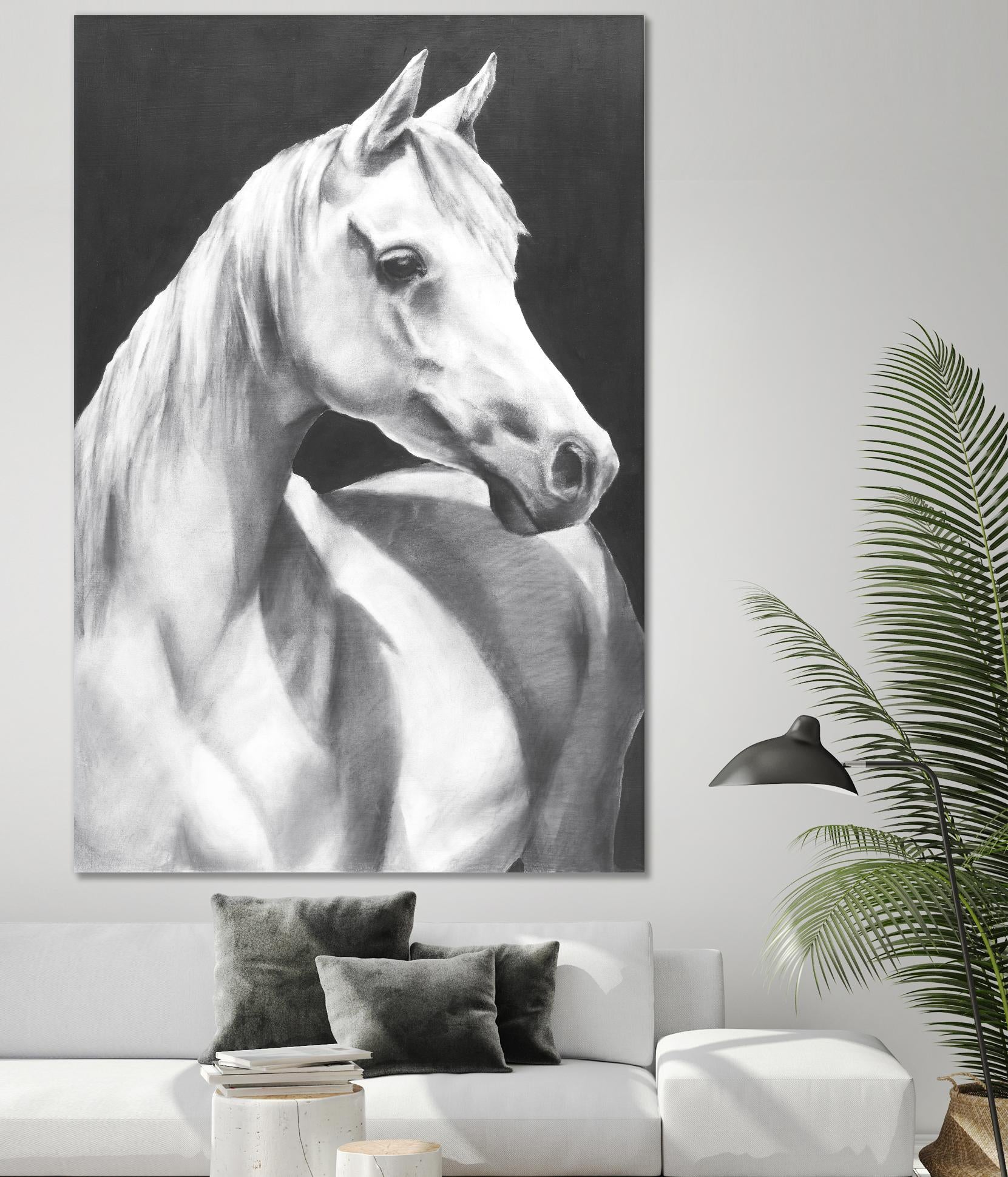 Return To Me 1 by Sarah Helser on GIANT ART - white animals