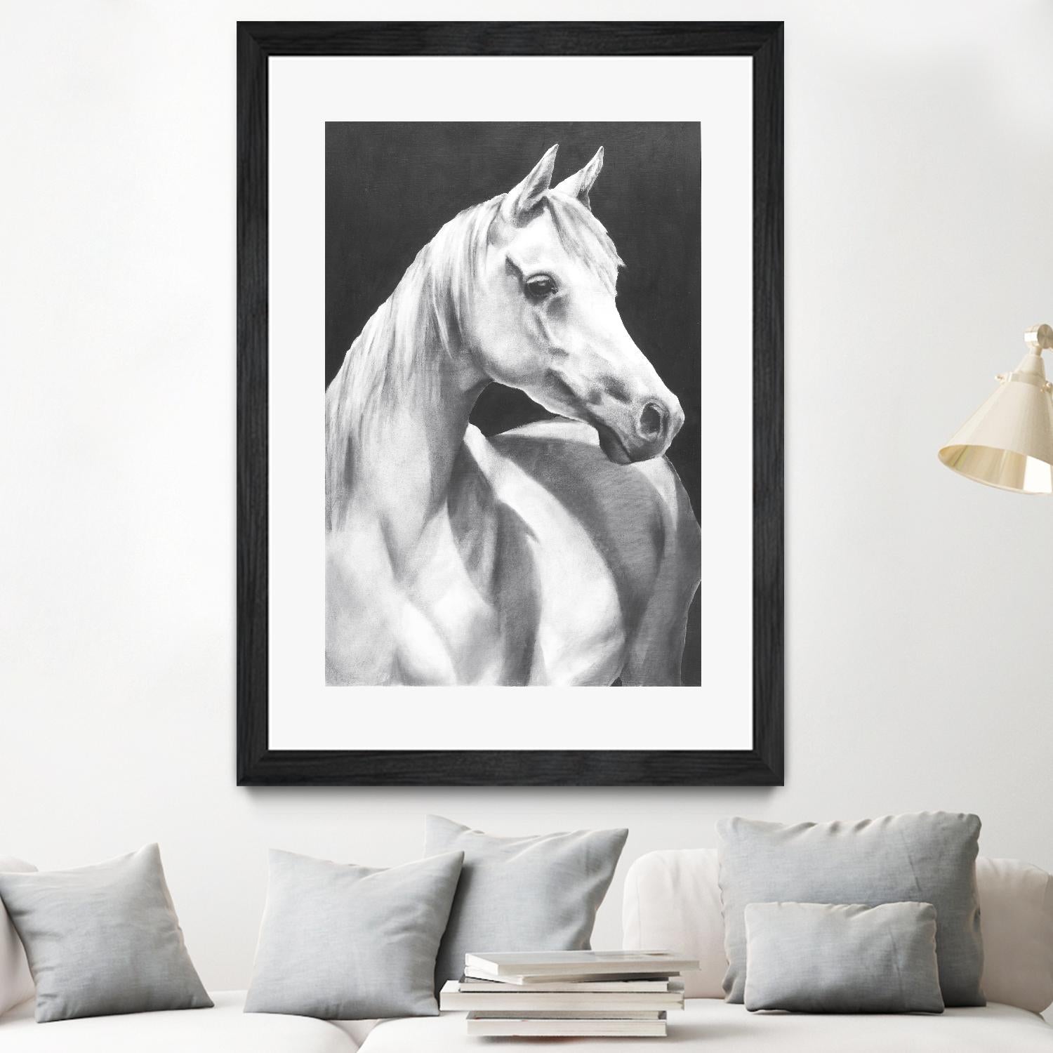Return To Me 1 by Sarah Helser on GIANT ART - white animals