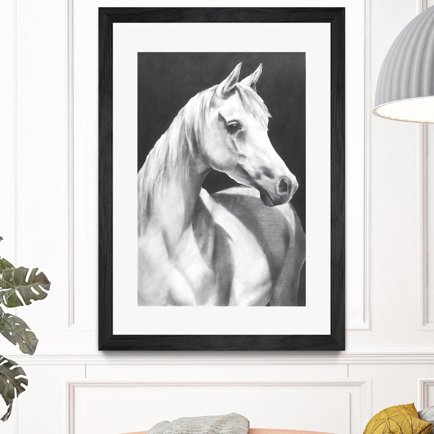 Return To Me 1 by Sarah Helser on GIANT ART - white animals