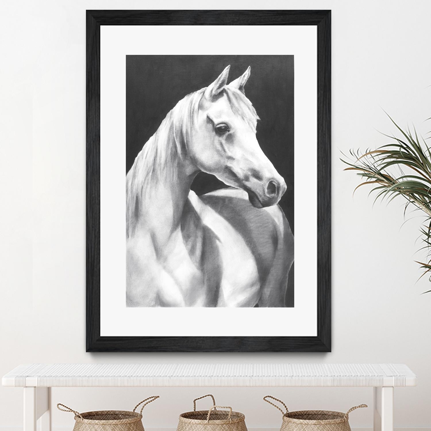 Return To Me 1 by Sarah Helser on GIANT ART - white animals