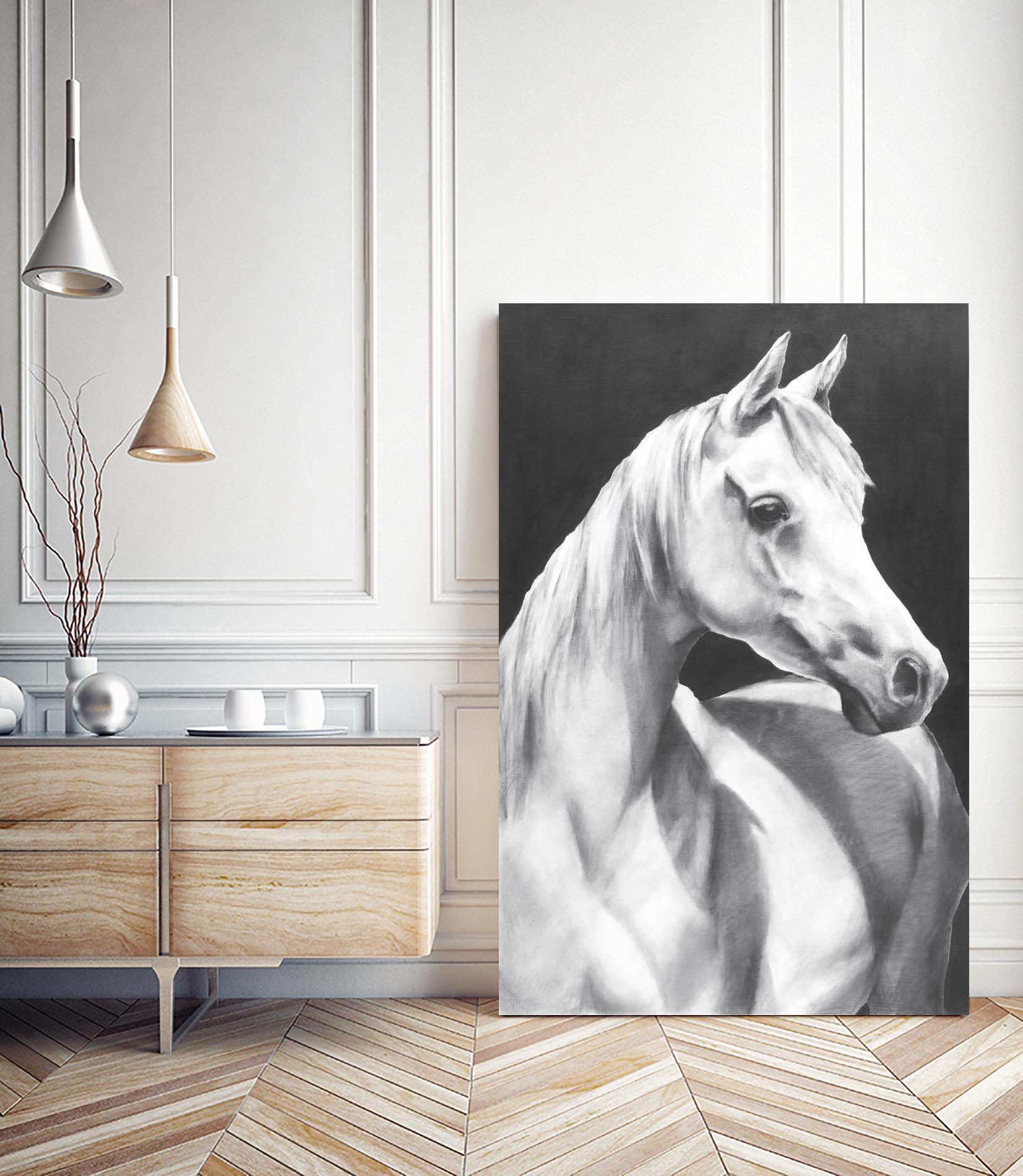 Return To Me 1 by Sarah Helser on GIANT ART - white animals