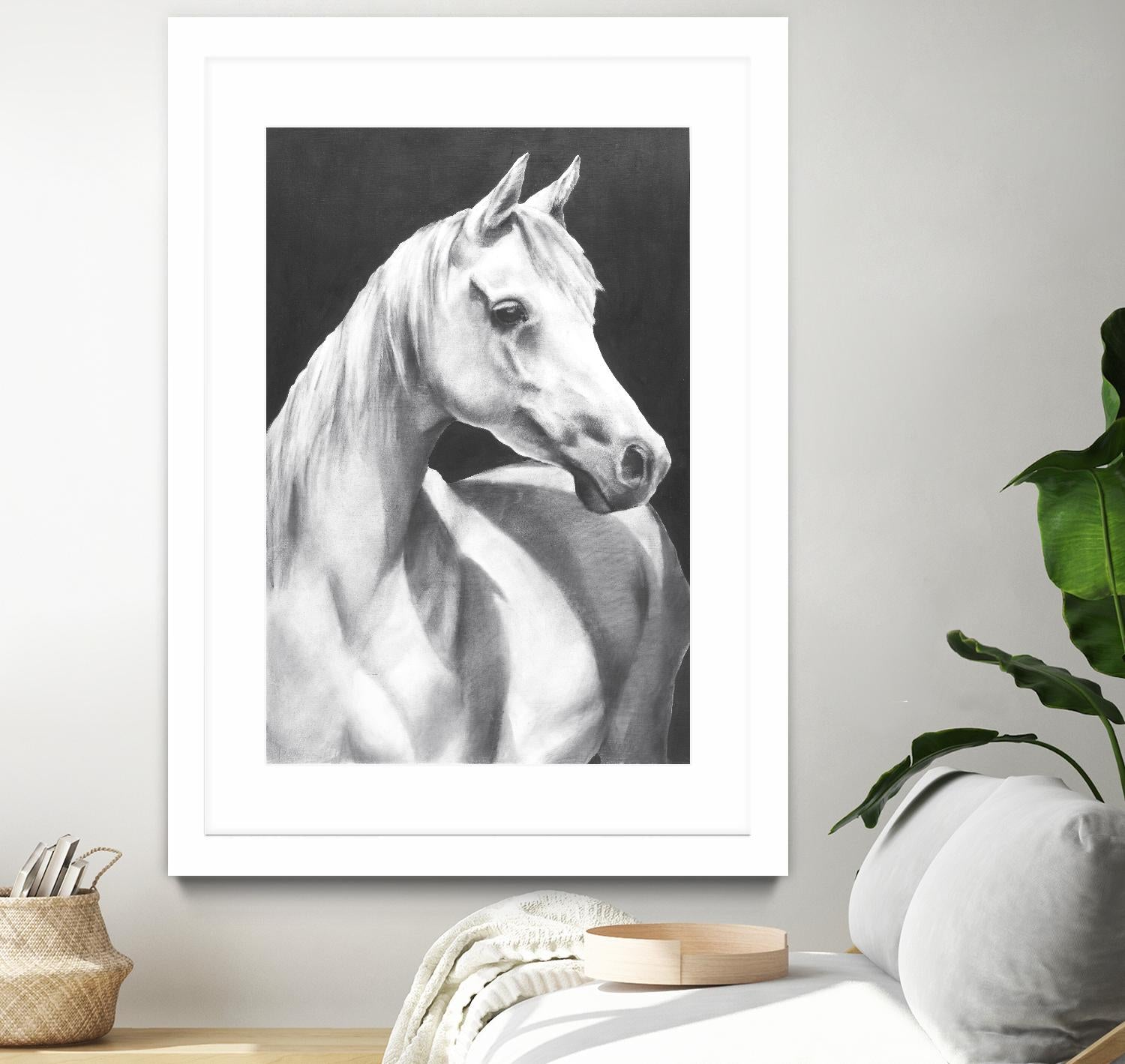 Return To Me 1 by Sarah Helser on GIANT ART - white animals