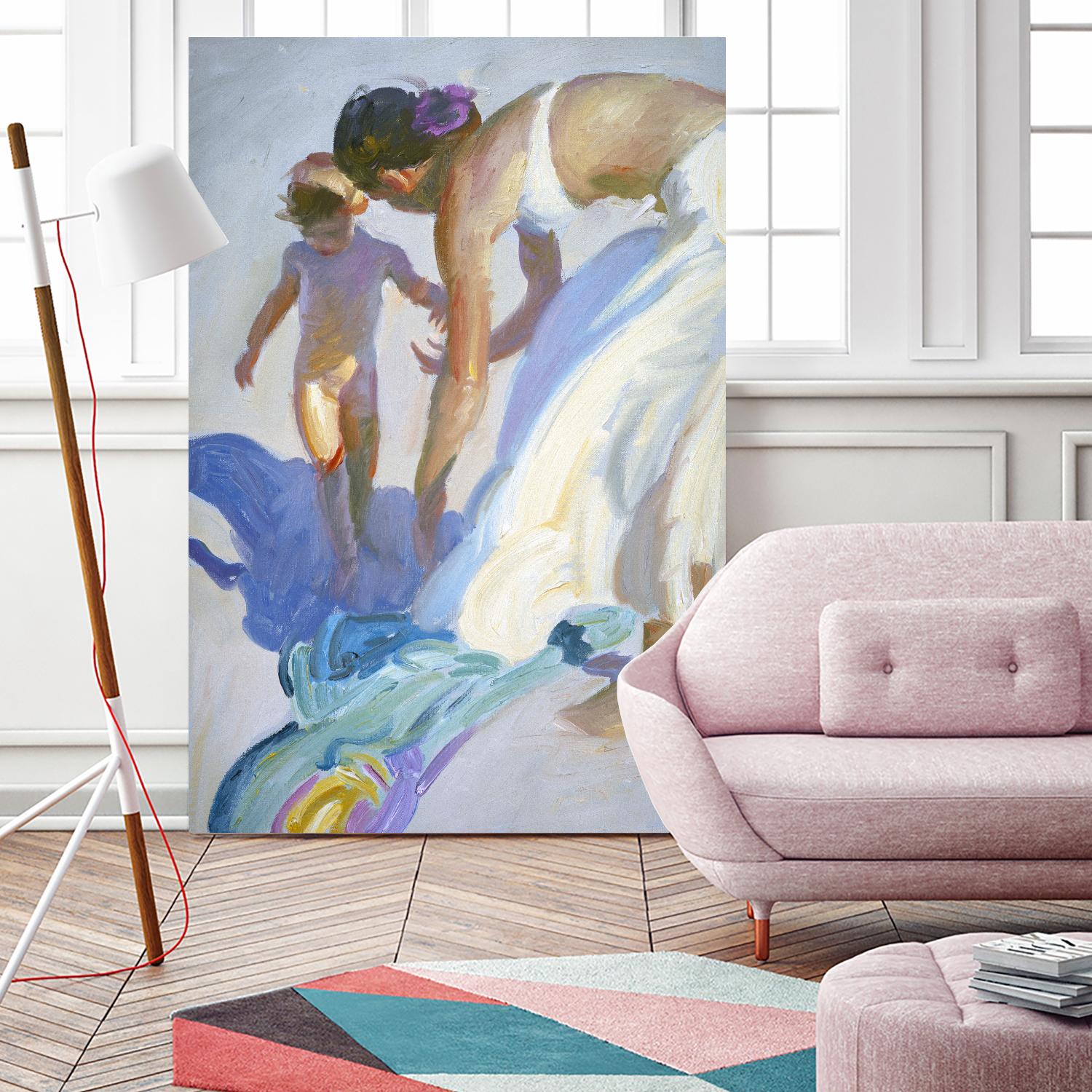 Guidance by John Asaro on GIANT ART - purple sea scene