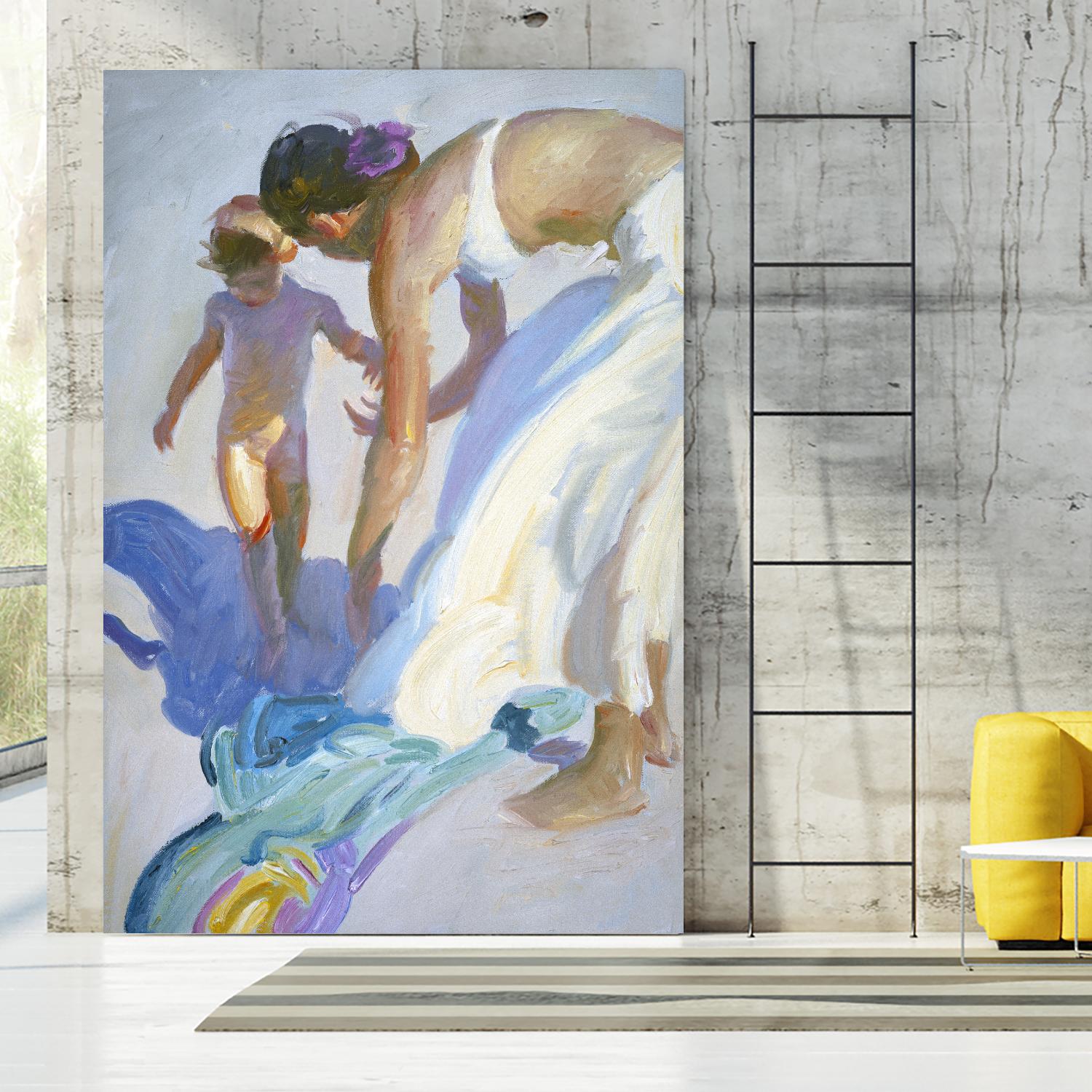 Guidance by John Asaro on GIANT ART - purple sea scene