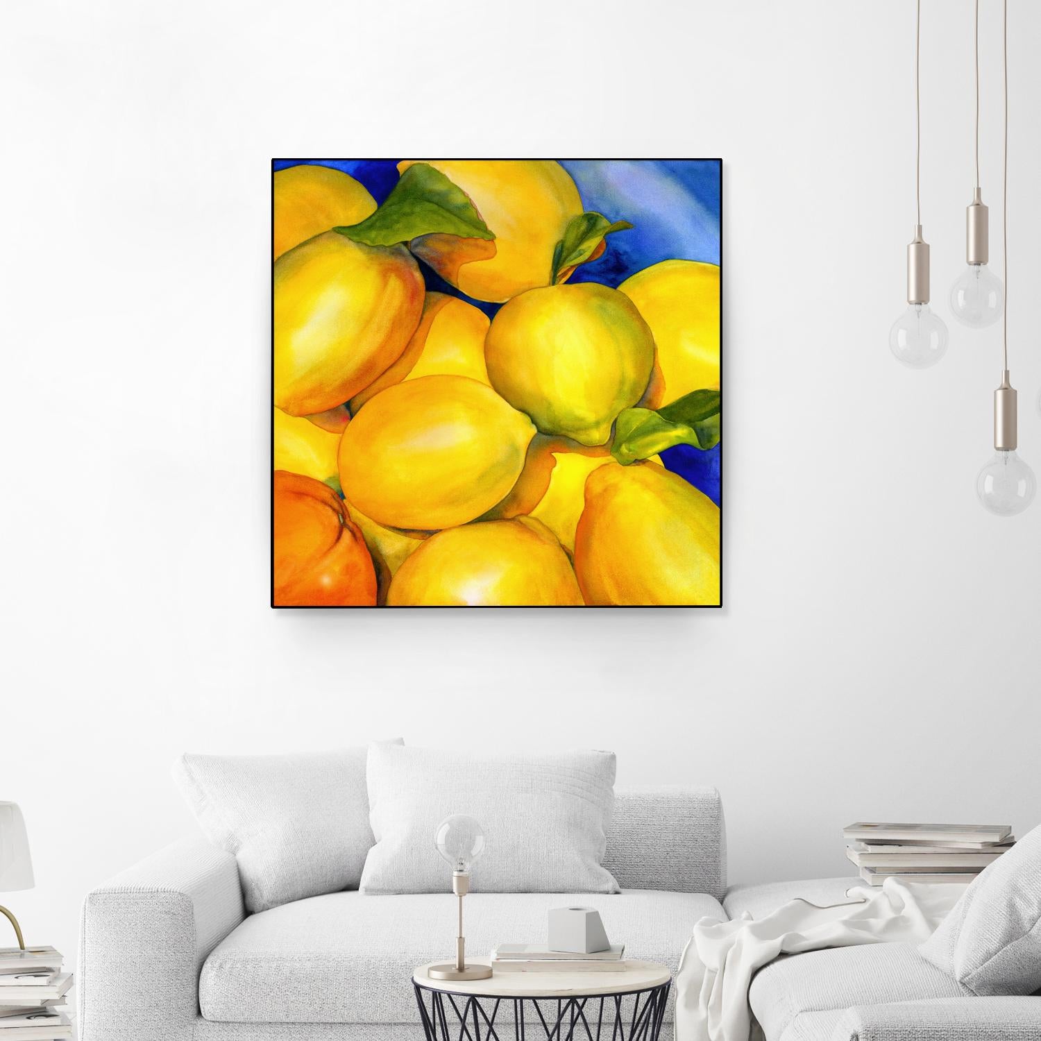 Zest For Life by Terri Hill on GIANT ART - blue fruit-food-drink