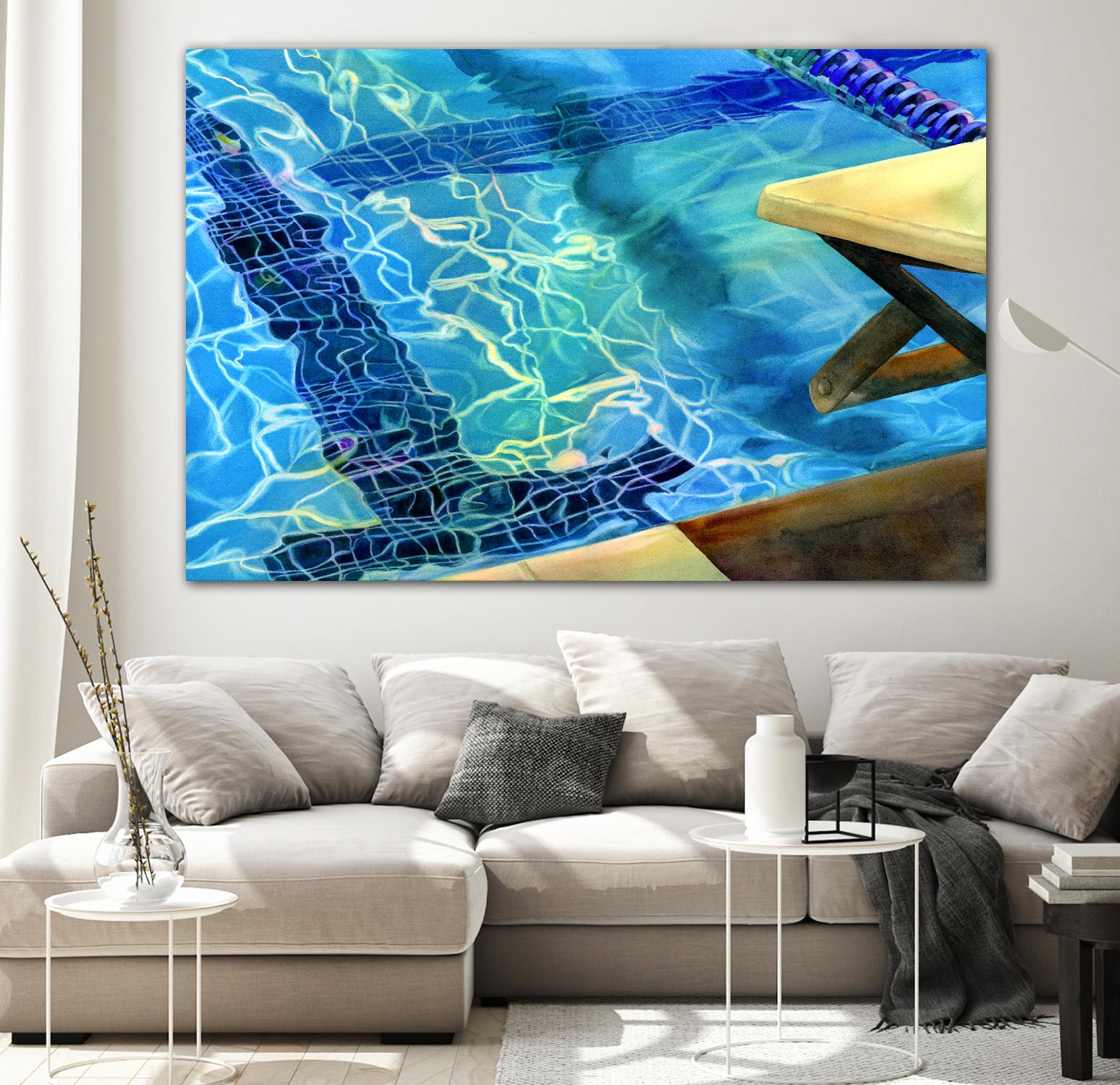 Between the Lanes by Terri Hill on GIANT ART - beige leisure