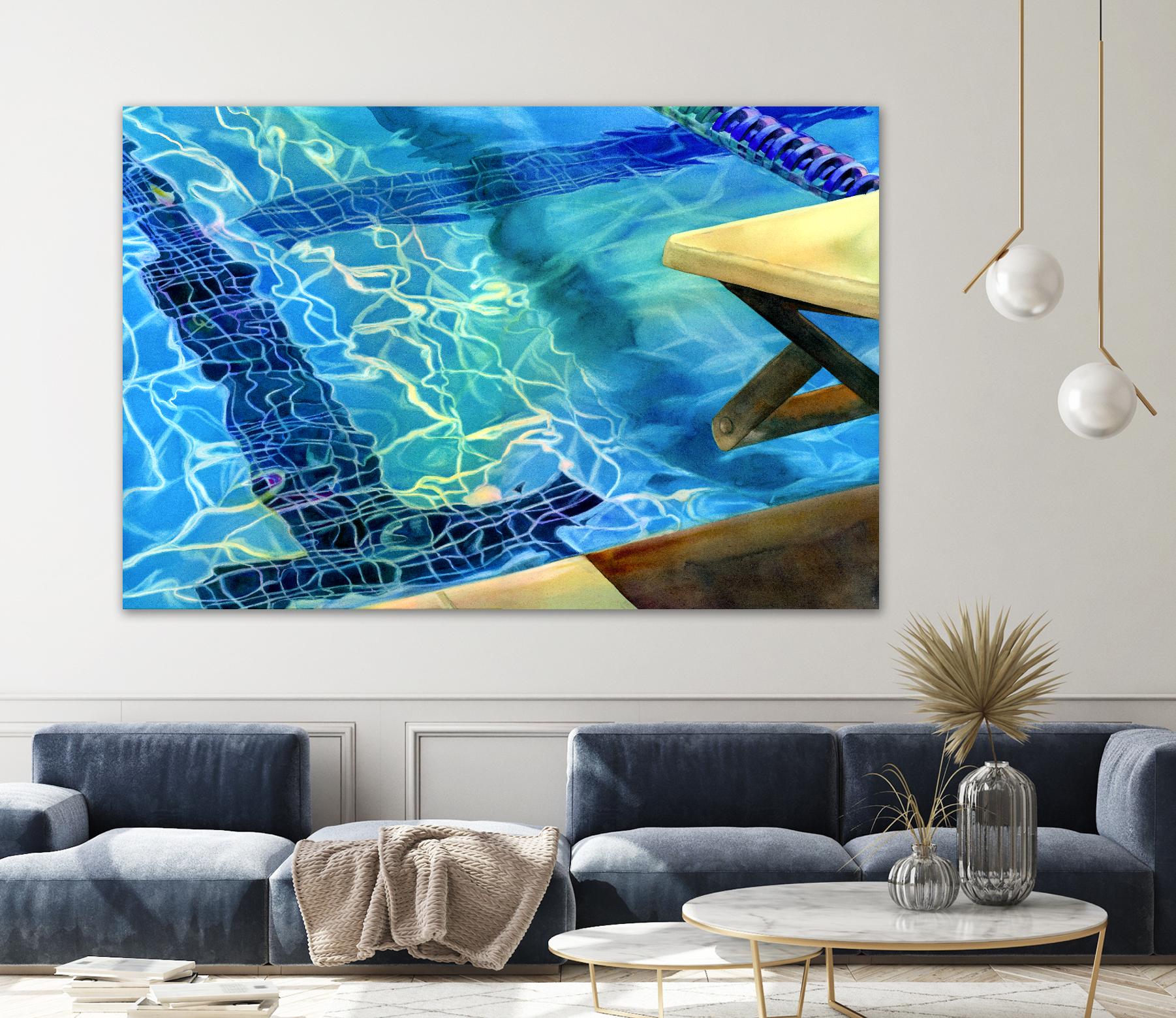 Between the Lanes by Terri Hill on GIANT ART - beige leisure