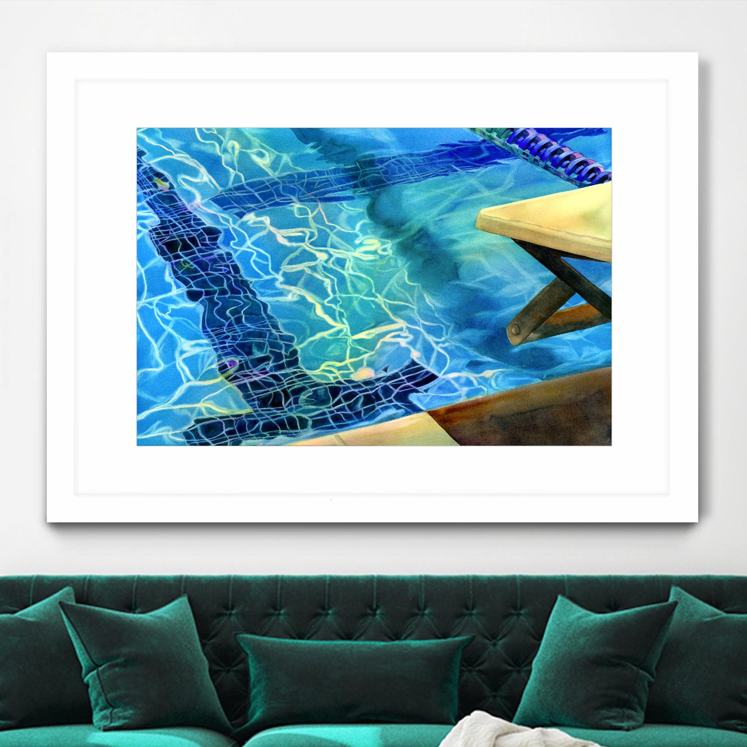 Between the Lanes by Terri Hill on GIANT ART - beige leisure