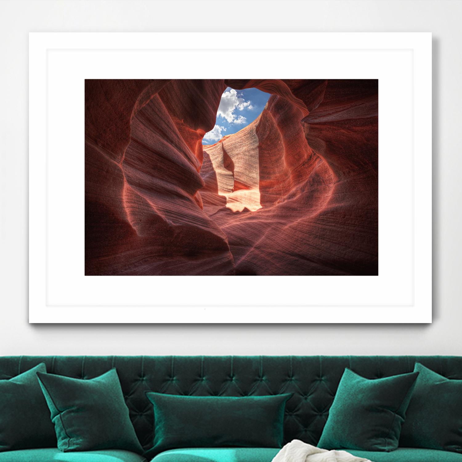 Antelope Canyon by Jamie Cook on GIANT ART - brown landscape
