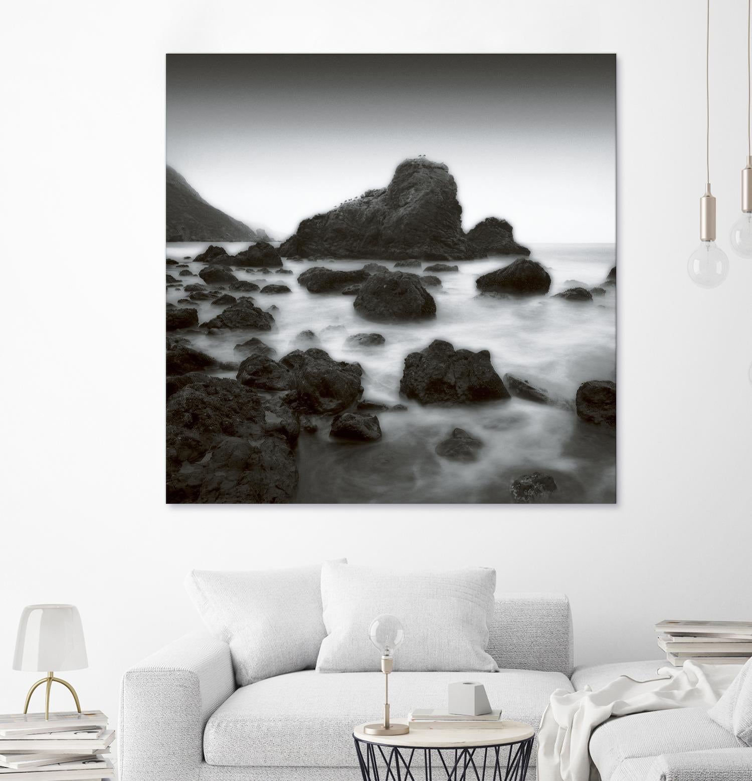 Ocean Rocks Muir Beach by Jamie Cook on GIANT ART - white sea scene