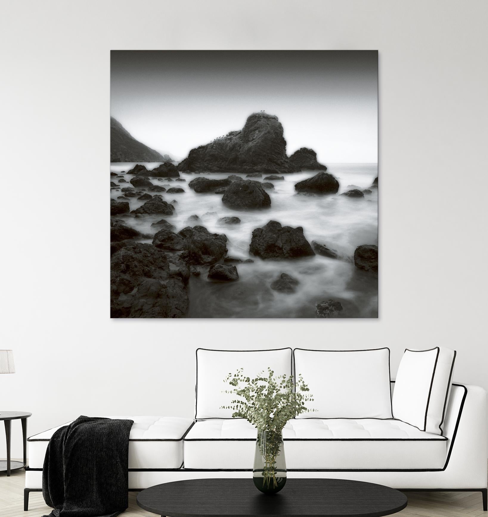 Ocean Rocks Muir Beach by Jamie Cook on GIANT ART - white sea scene