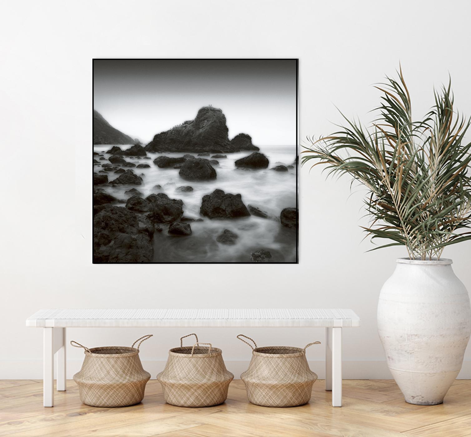 Ocean Rocks Muir Beach by Jamie Cook on GIANT ART - white sea scene