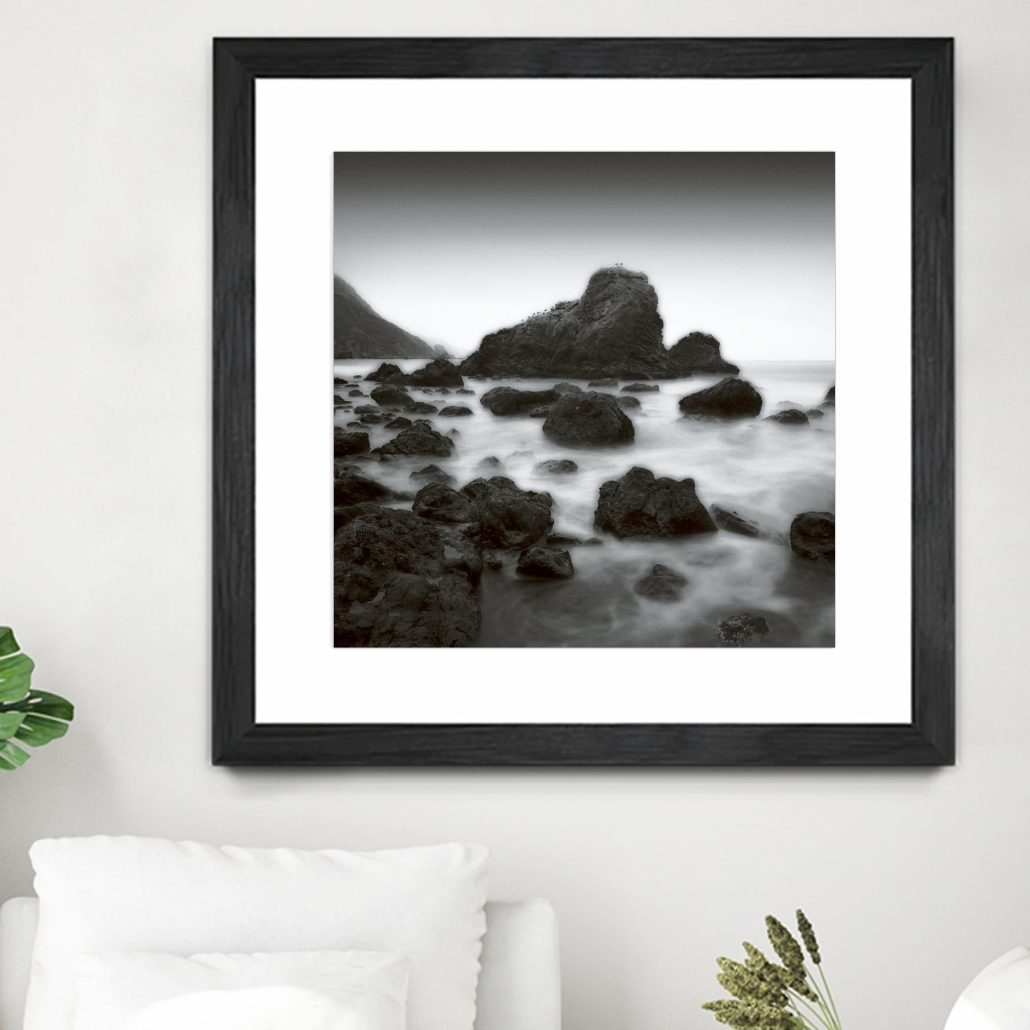 Ocean Rocks Muir Beach by Jamie Cook on GIANT ART - white sea scene