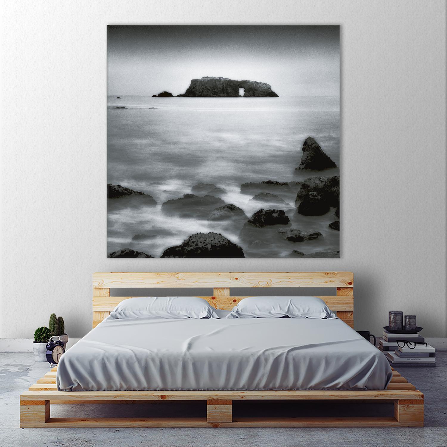 Sea Stack by Jamie Cook on GIANT ART - white sea scene