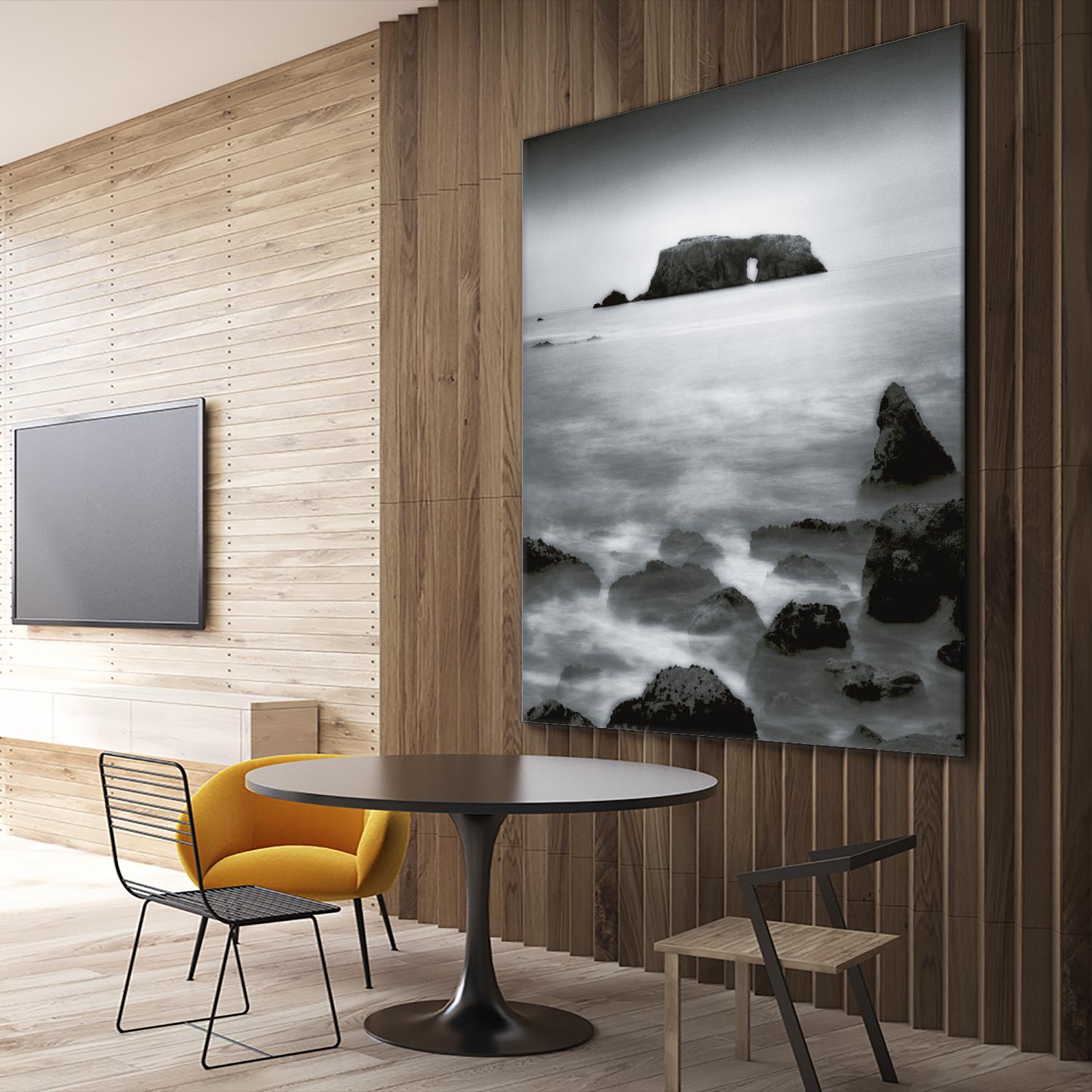 Sea Stack by Jamie Cook on GIANT ART - white sea scene