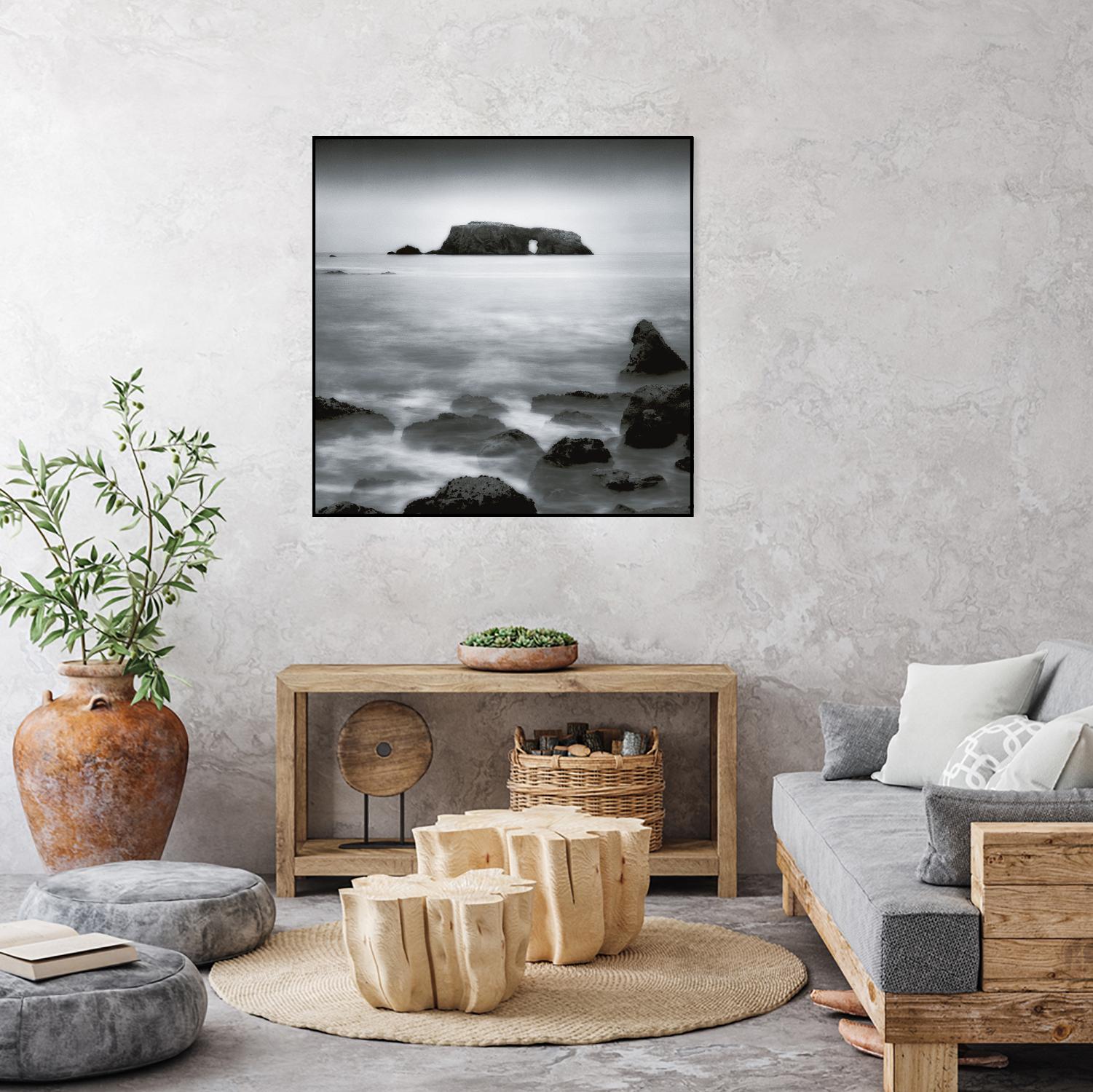 Sea Stack by Jamie Cook on GIANT ART - white sea scene