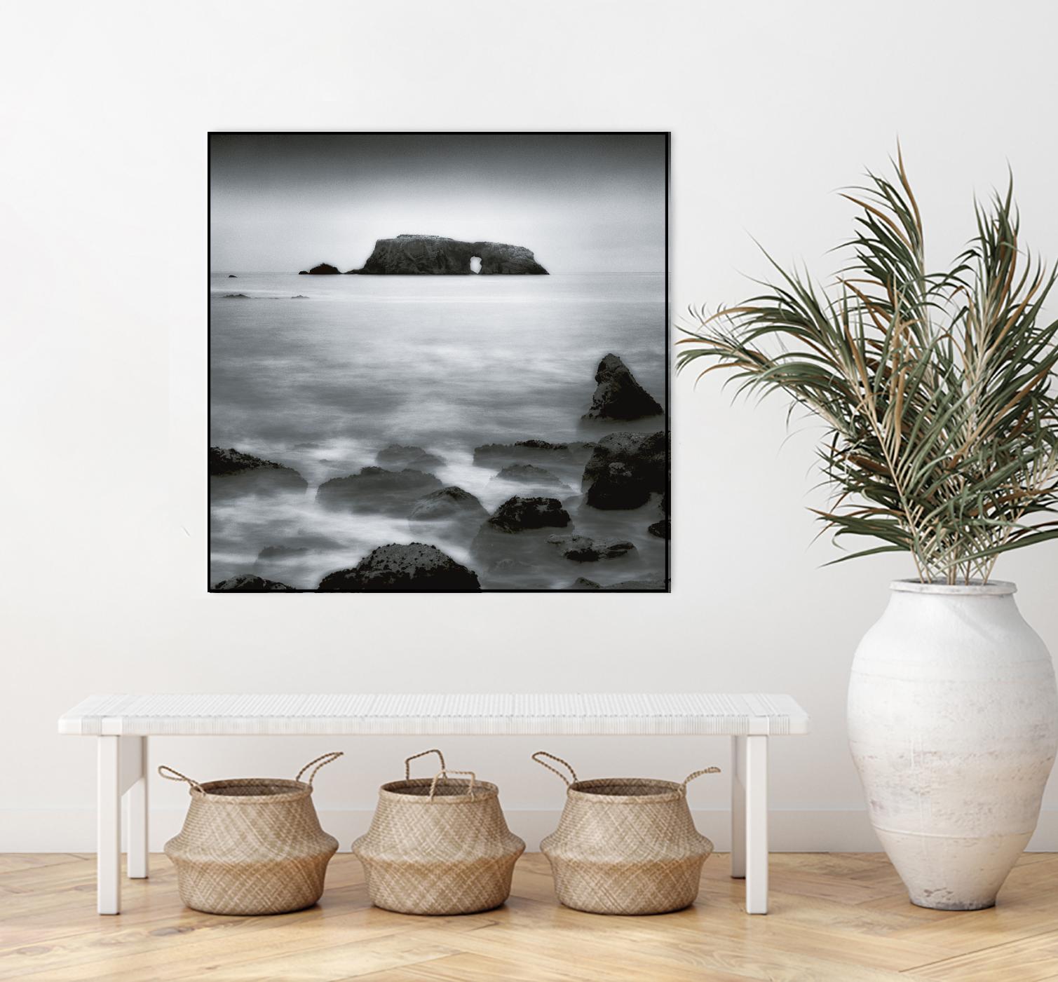 Sea Stack by Jamie Cook on GIANT ART - white sea scene