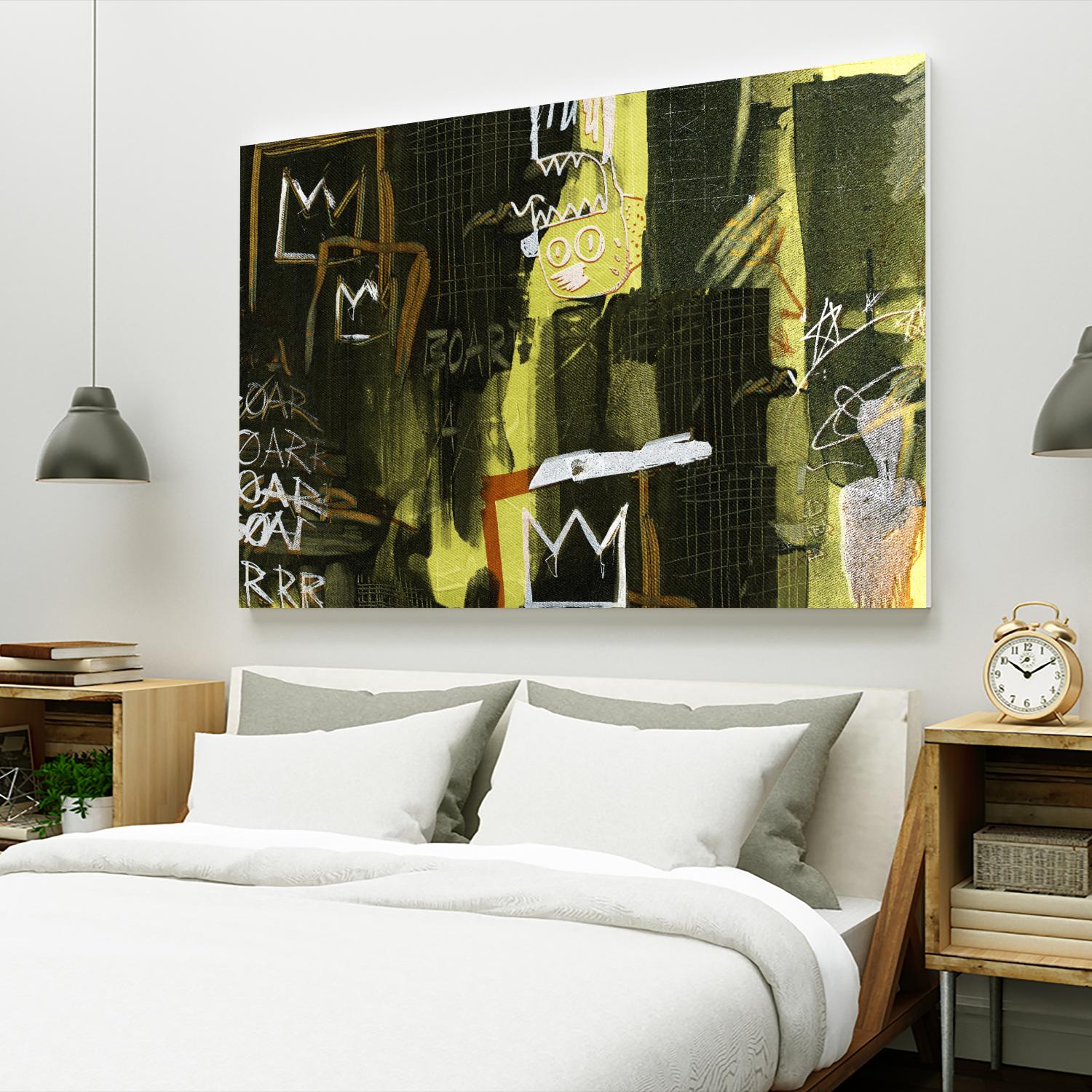 Graffiti by Tracy Hiner on GIANT ART - black contemporary